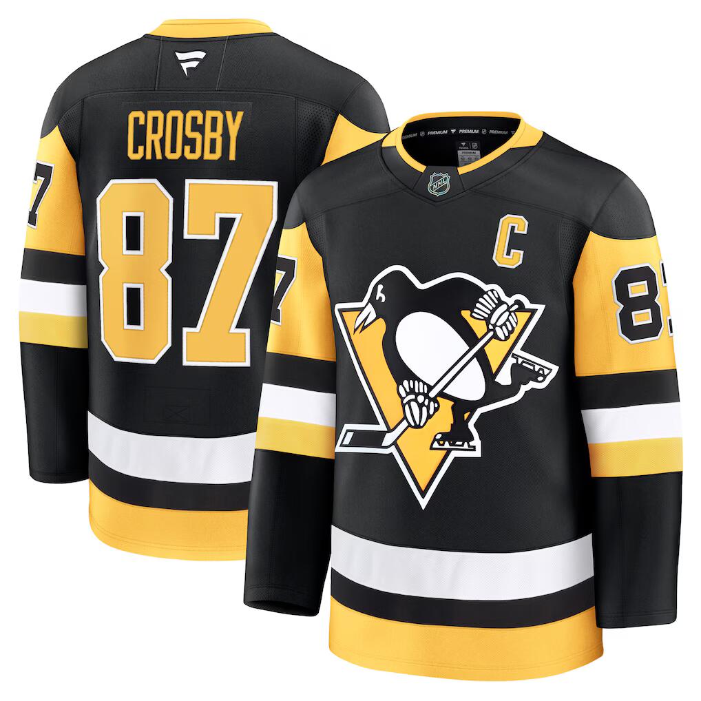 Men's Pittsburgh Penguins Jerseys #87 Sidney Crosby Hockey Jerseys