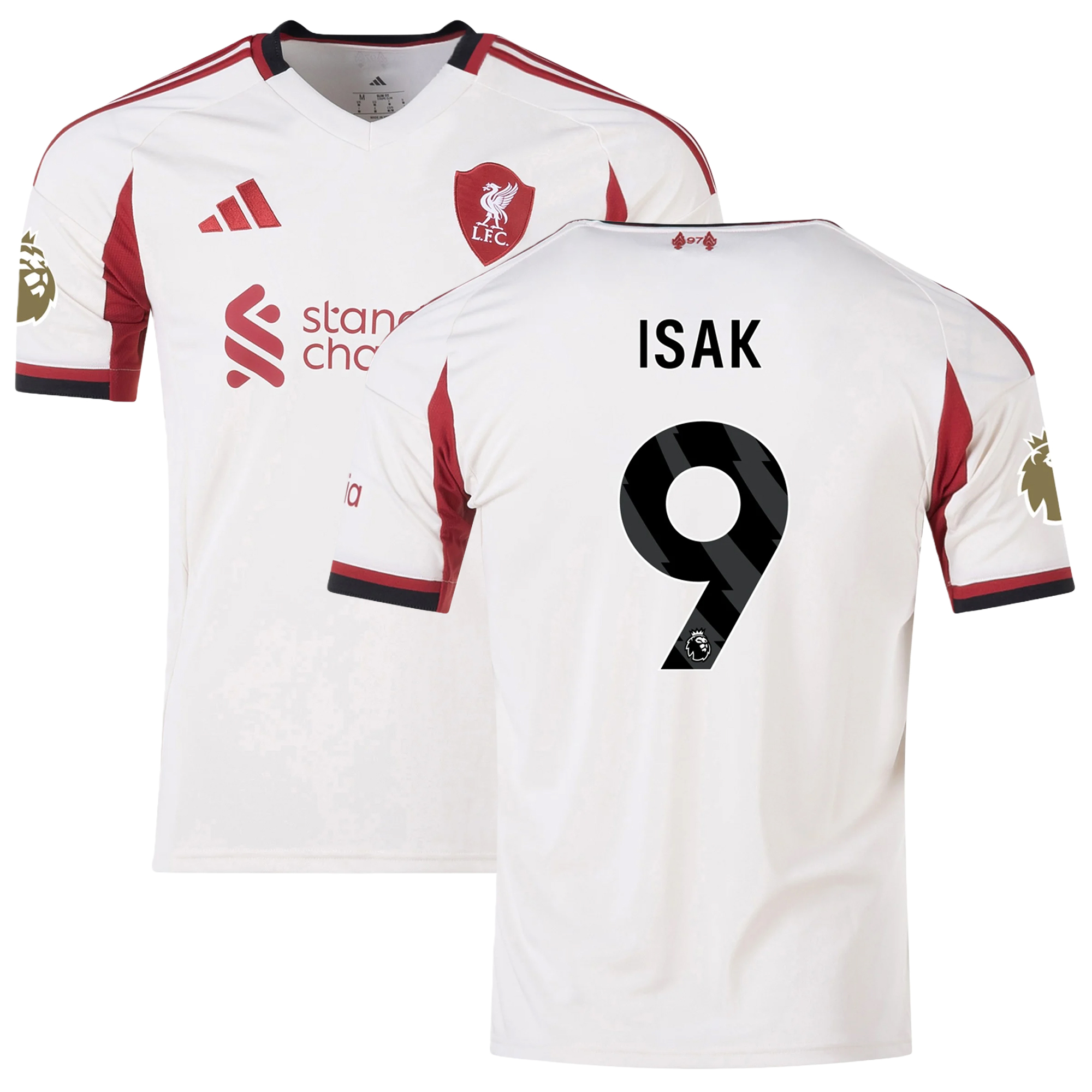Mens 9 Alexander Isak Liverpool 2025-26 Away Jersey Football Shirt