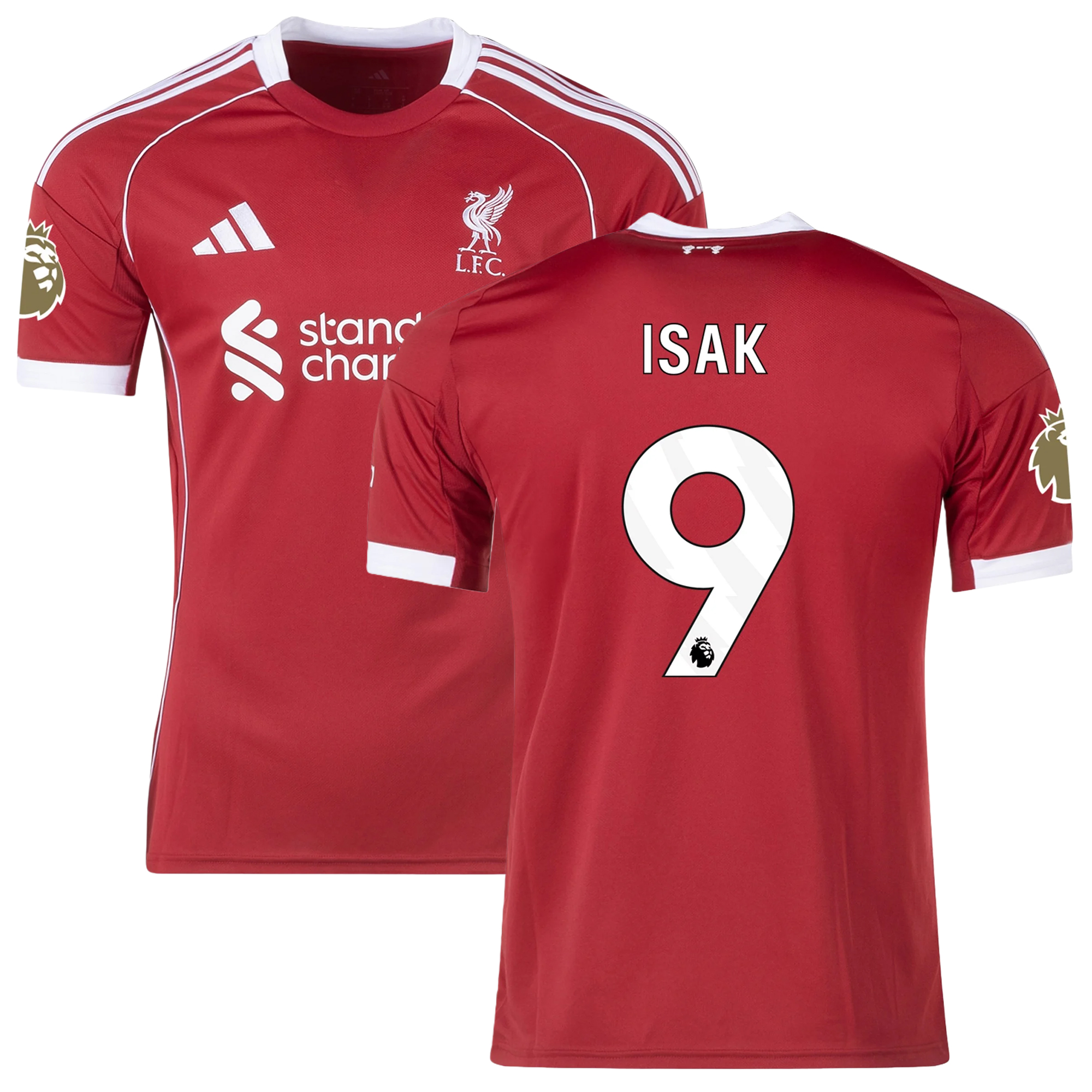 Mens 9 Alexander Isak Liverpool 2025-26 Home Jersey Football Shirt
