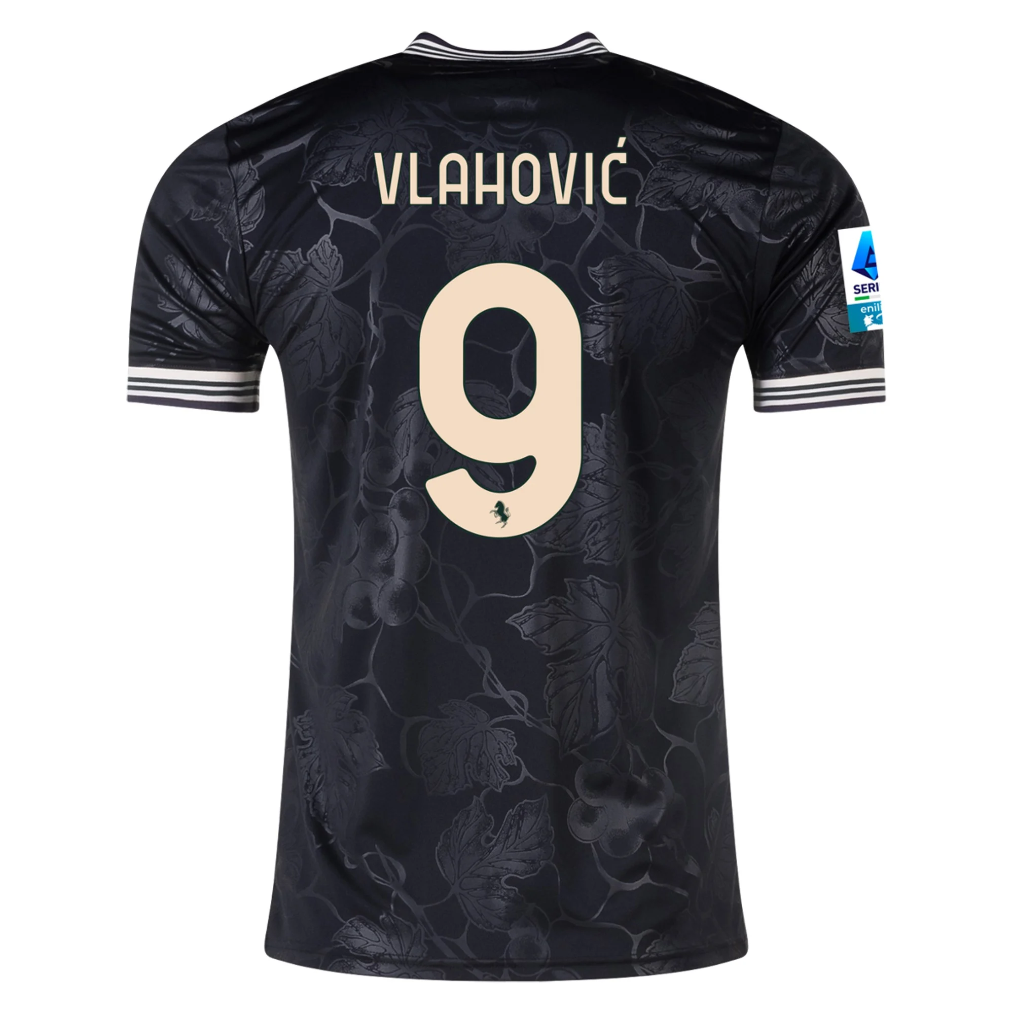 Mens 9 Dušan Vlahović Juventus 2025-26 Third Jersey Football Shirt