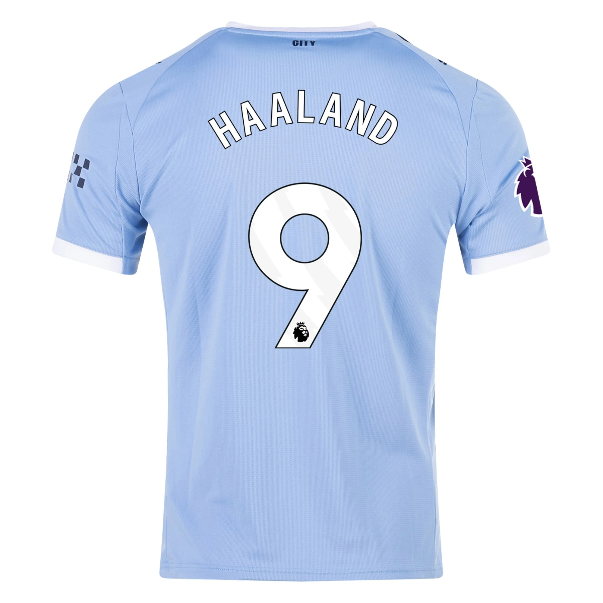 Mens 9 Erling Haaland Manchester City Home Jersey 2025-26 Football Shirt