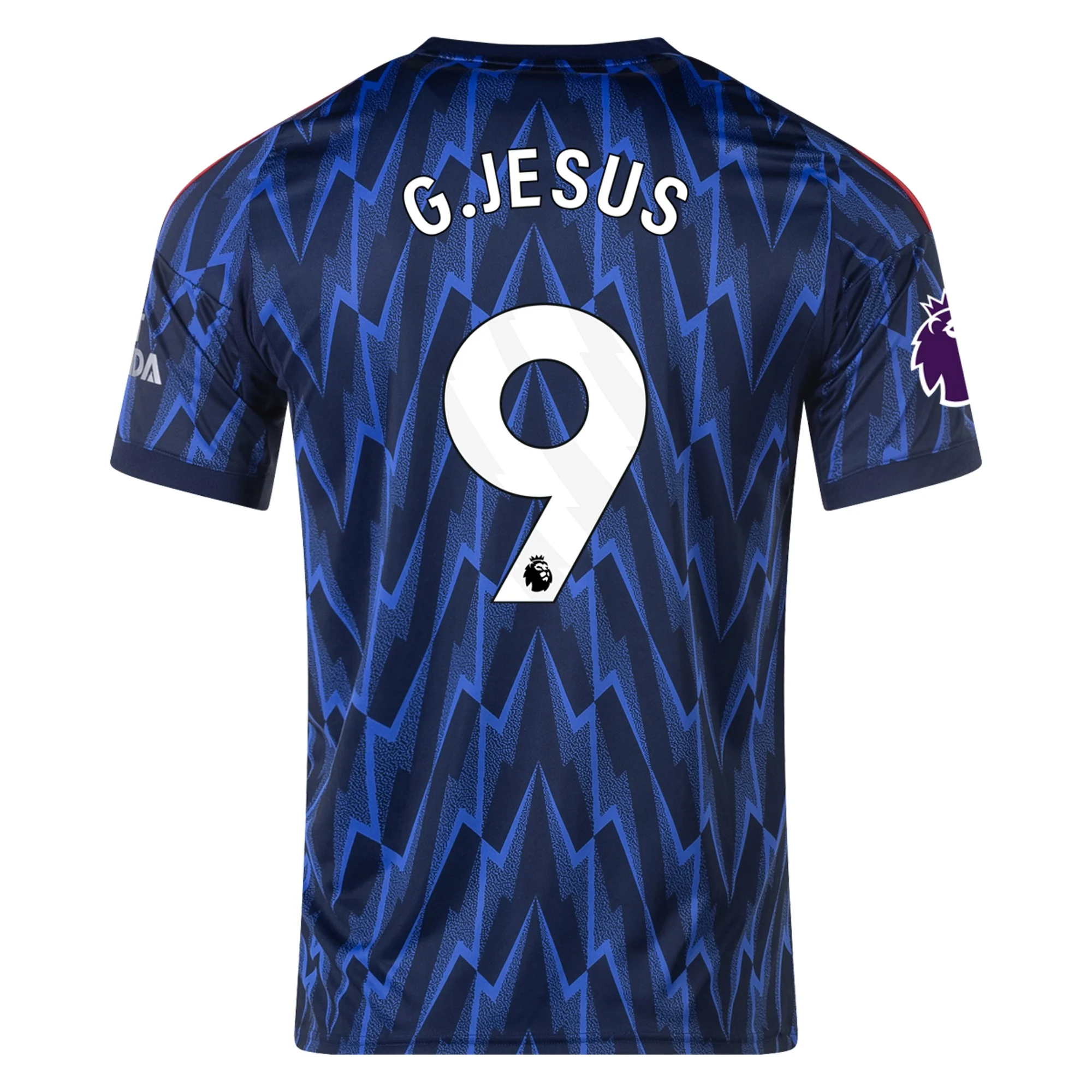 Mens 9 Gabriel Jesus Arsenal 2025-26 Away Jersey Football Shirt