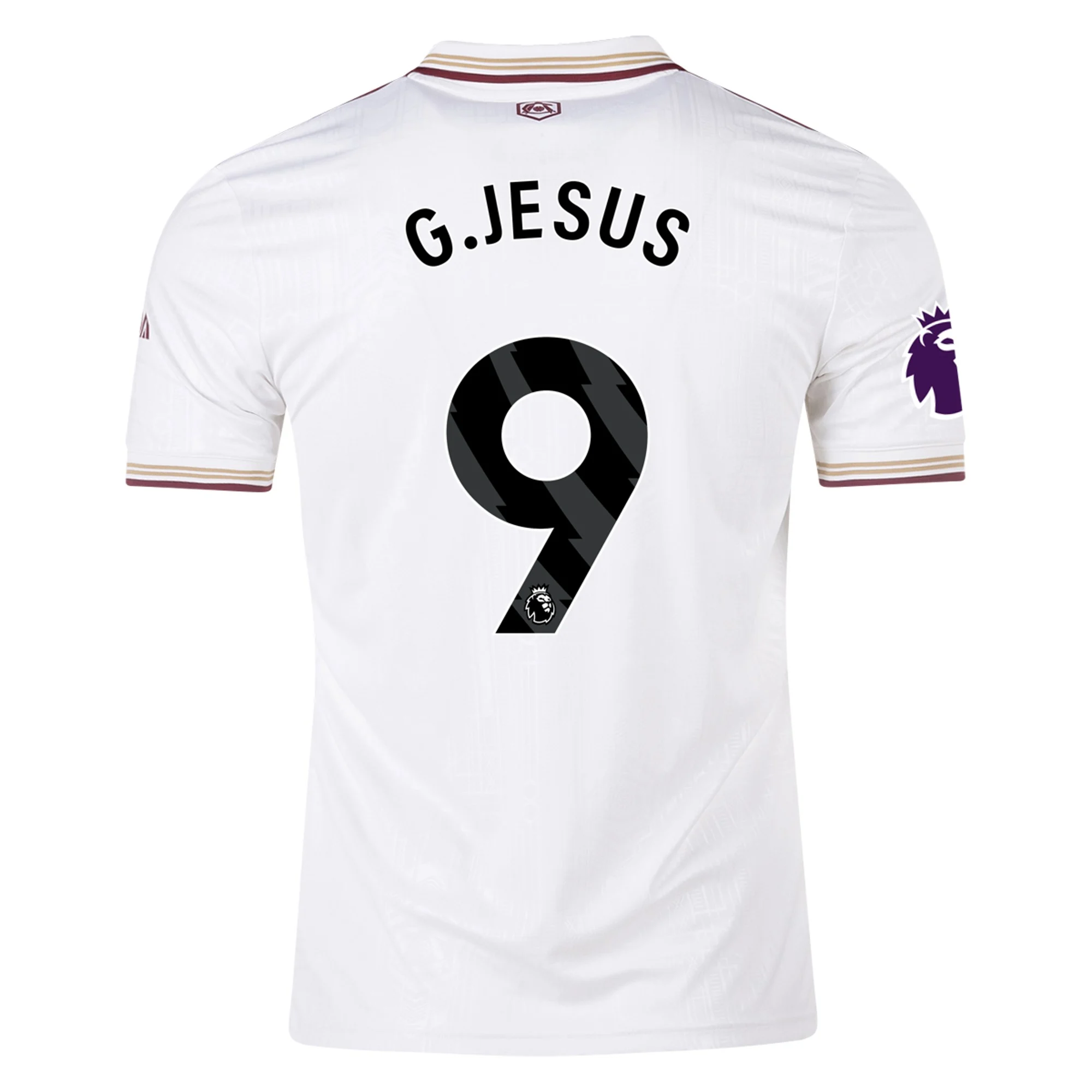 Mens 9 Gabriel Jesus Arsenal 2025-26 Third Jersey Football Shirt