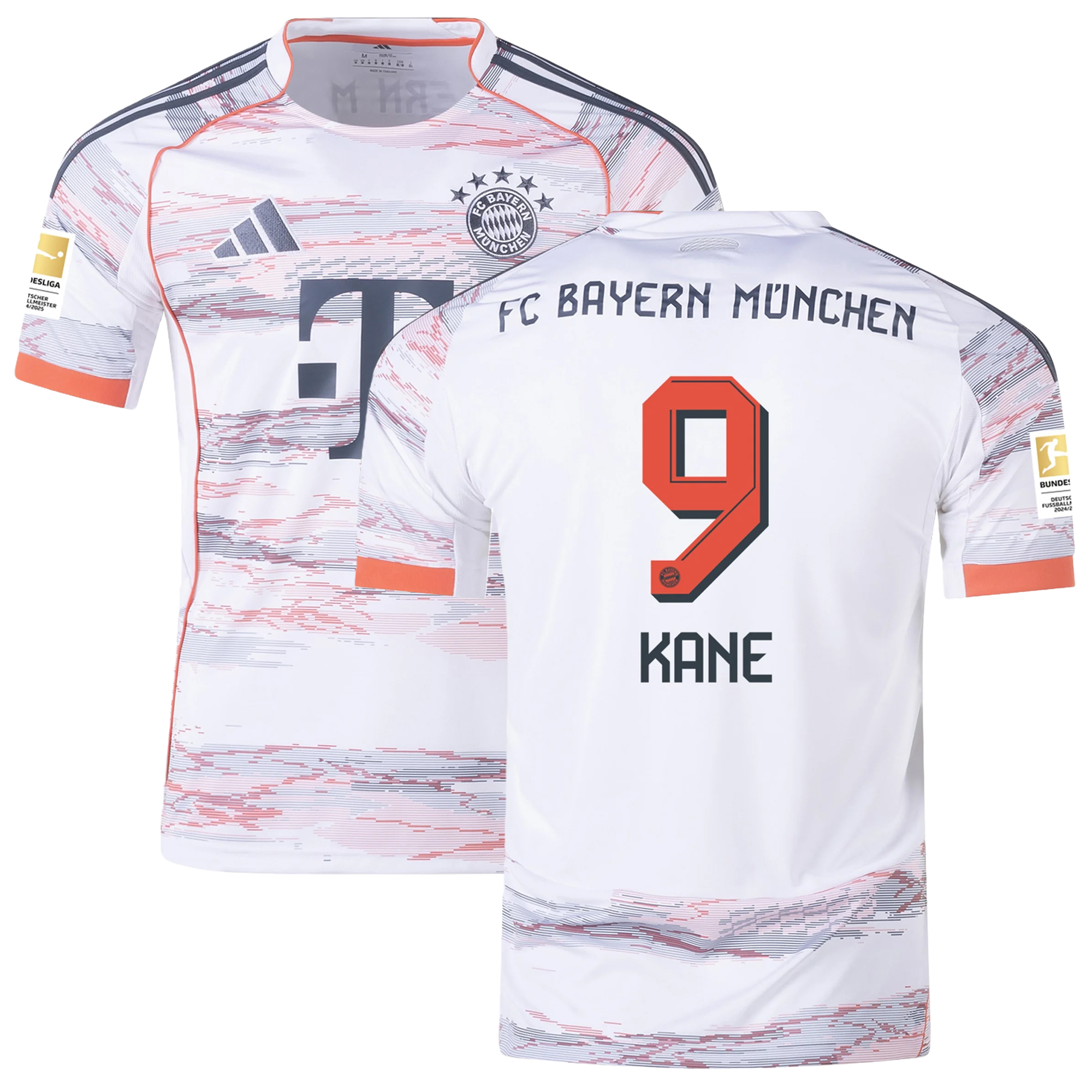 Mens 9 Harry Kane Bayern Munich 2025-26 Away Jersey Football Shirt
