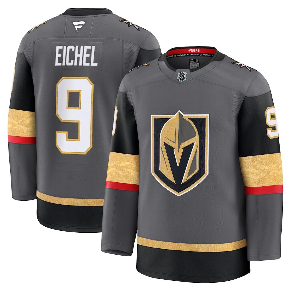 Men's Vegas Golden Knights Jerseys #9 Jack Eichel Hockey Jerseys