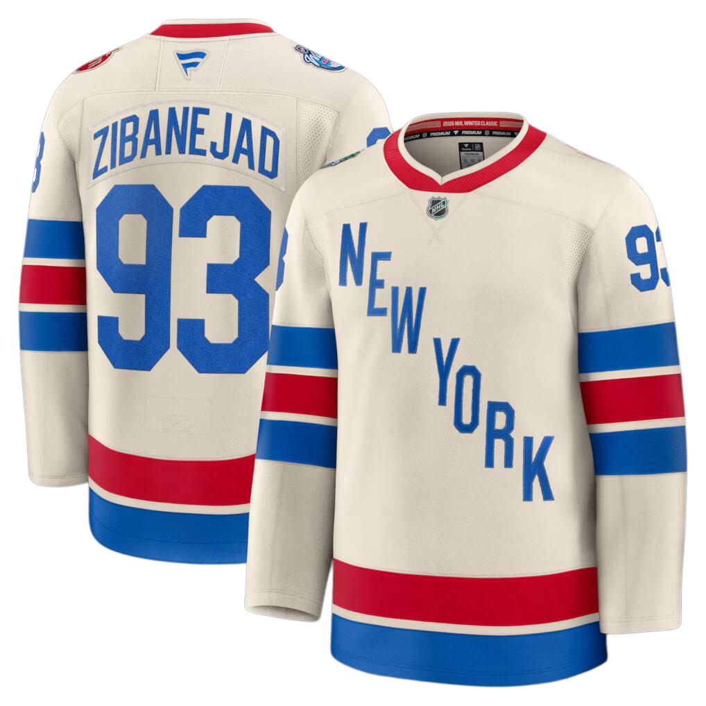 Men's New York Rangers Jerseys #93 Mika Zibanejad Hockey Jerseys