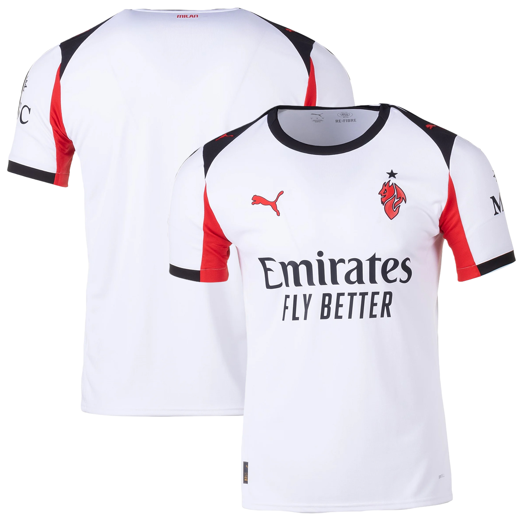 Mens AC Milan 2025-26 Away Jersey Football Shirt