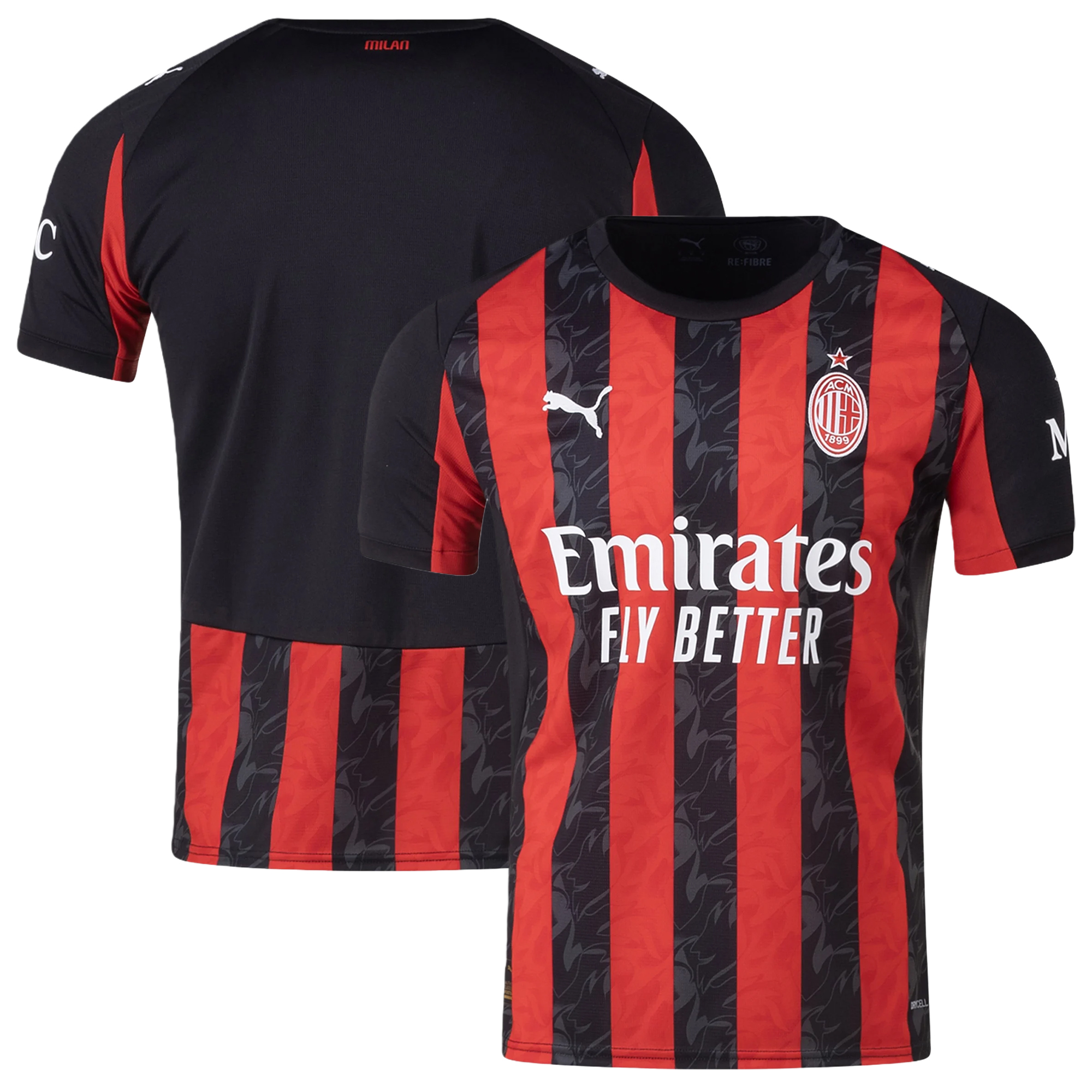 Mens AC Milan 2025-26 Home Jersey Football Shirt