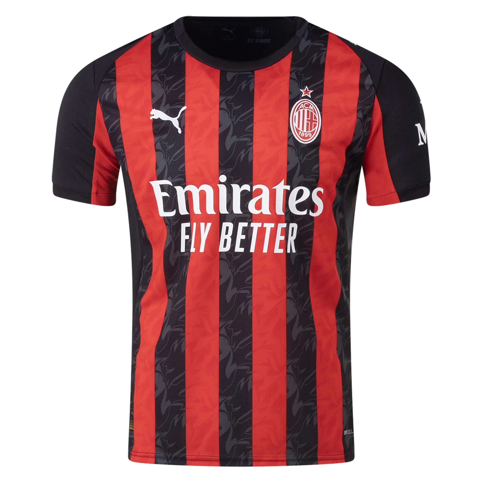 Mens AC Milan 2025-26 Home Jersey Football Shirt
