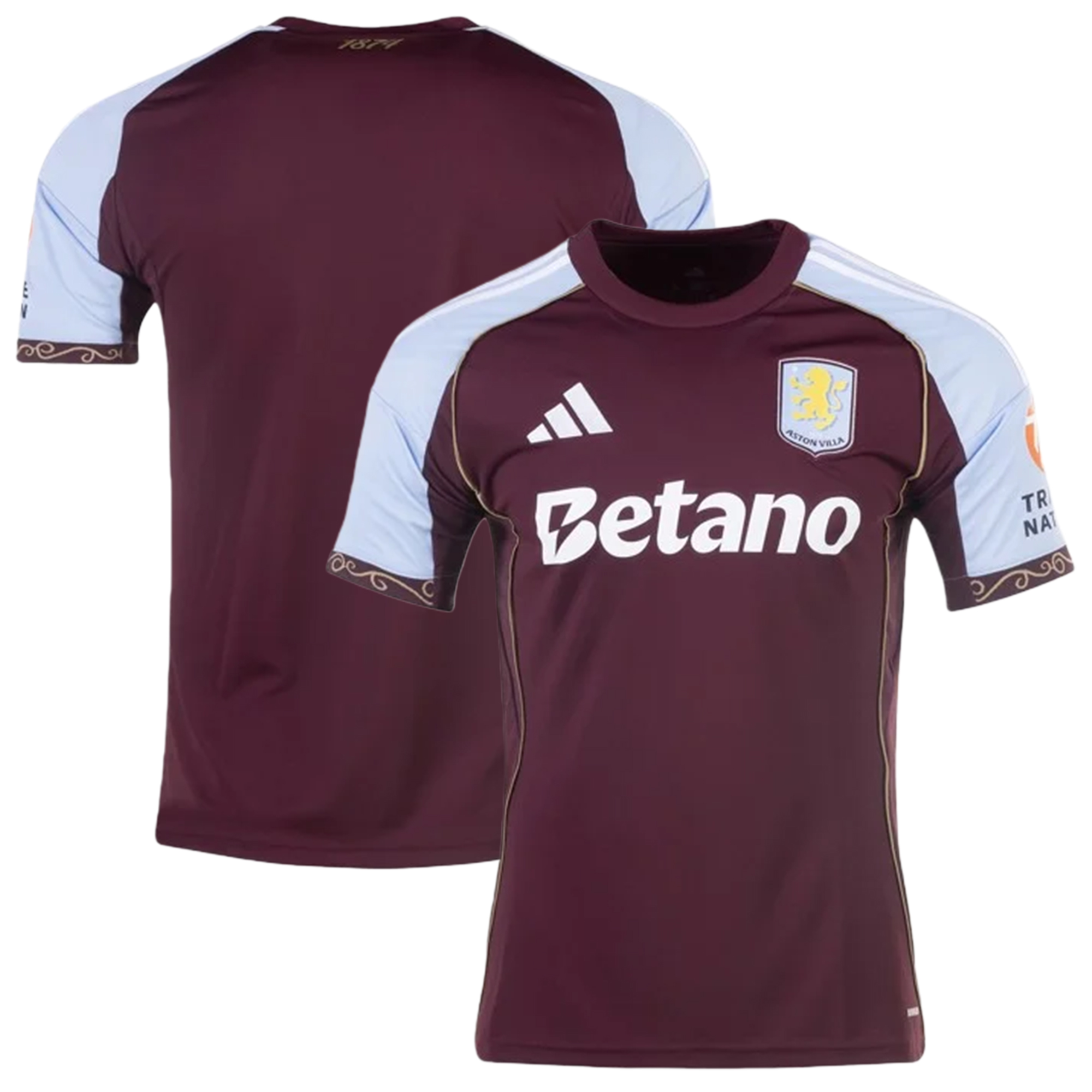 Mens Aston Villa Home Jersey 2025-26 Football Shirt
