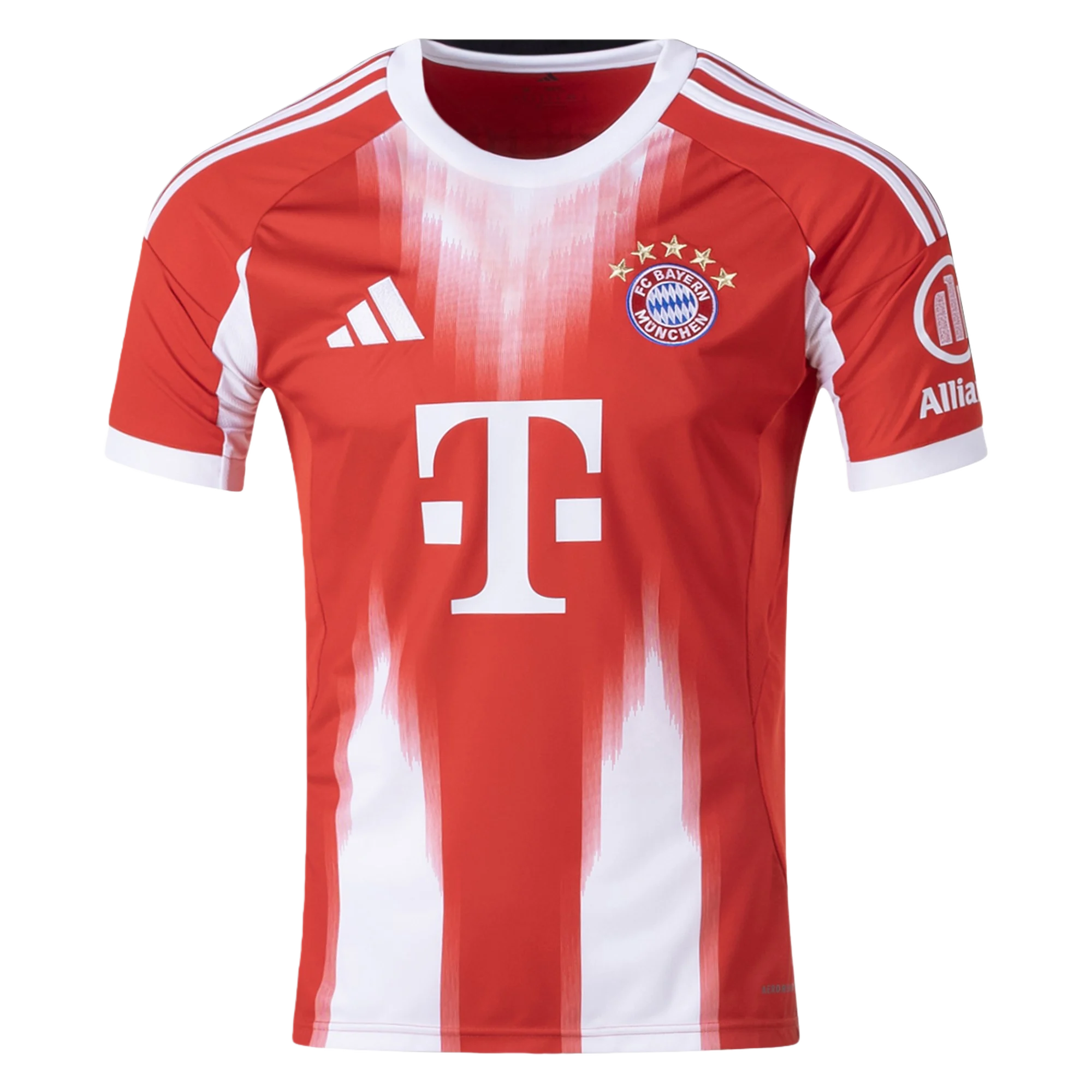 Mens 19 Alphonso Davies Bayern Munich 2025-26 Home Jersey Football Shirt