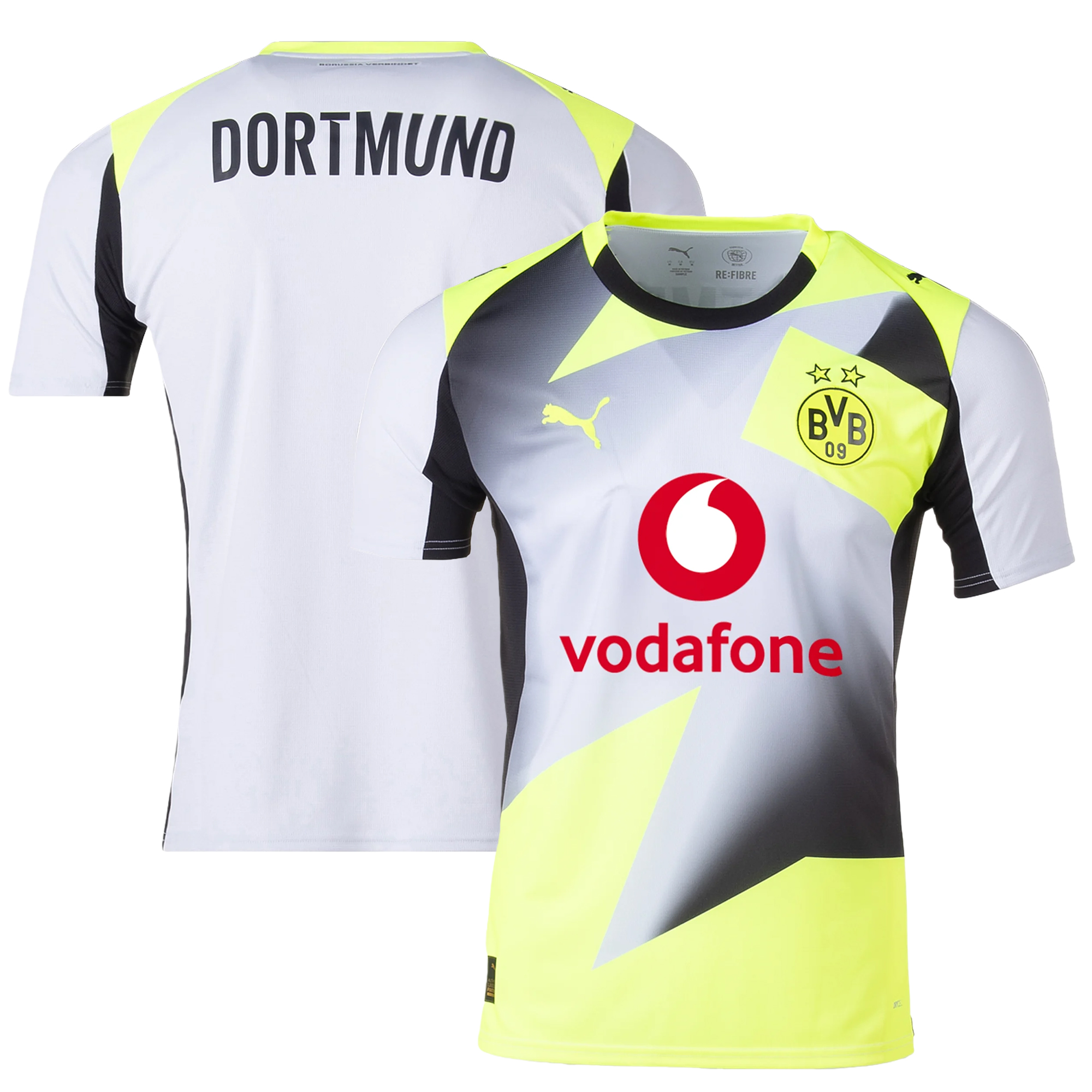 Mens Borussia Dortmund 2025-26 Away Jersey Football Shirt