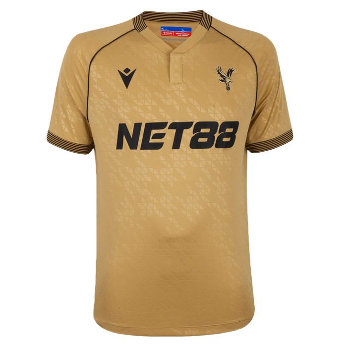 Mens Crystal Palac Eagle Gold Shirt 2025-26 Football Shirt