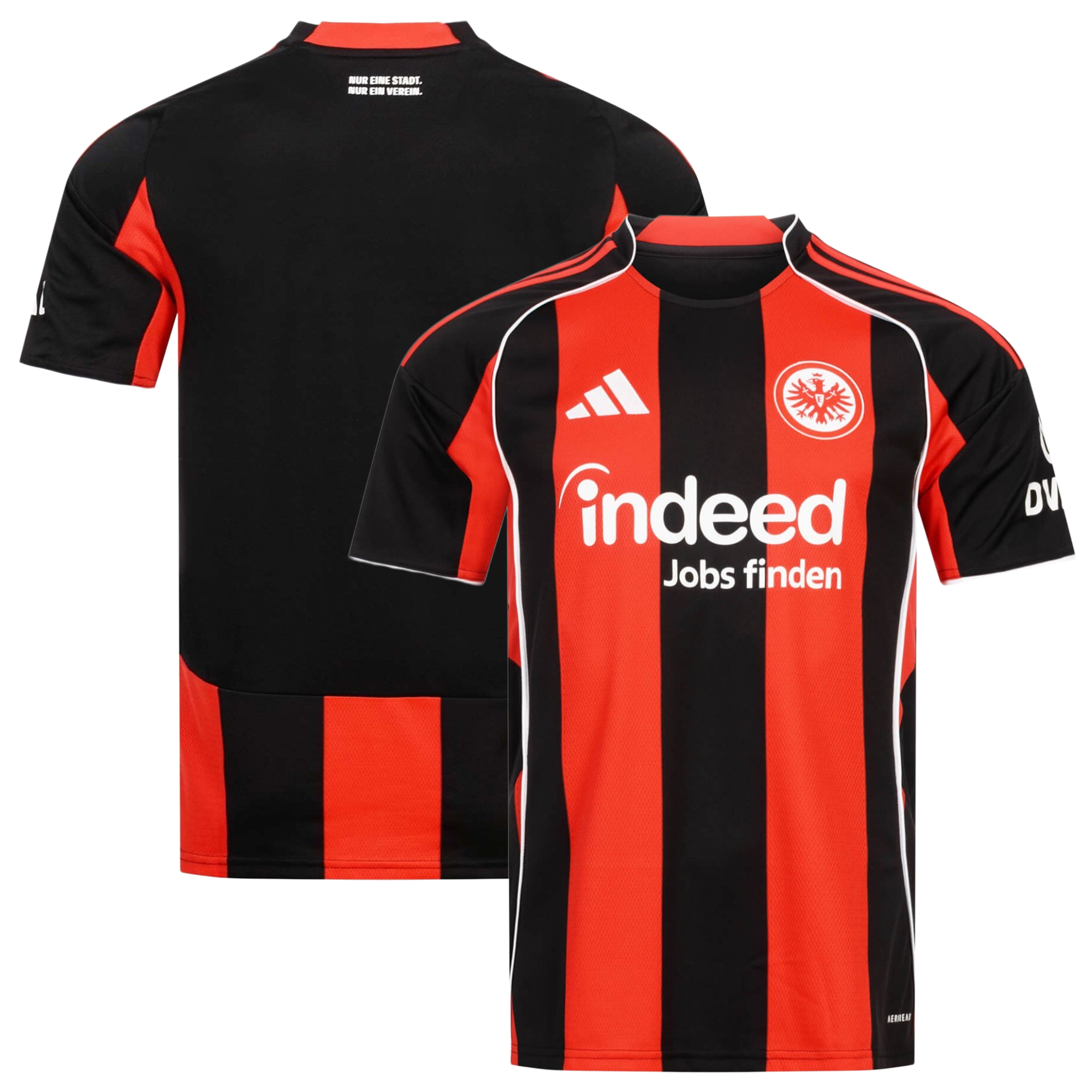 Mens Eintracht Frankfurt Home Jersey 2025-26 Football Shirt