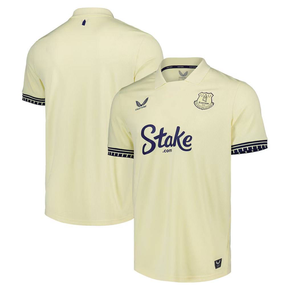 Mens Everton Castore Away Replica Shirt 2025-26 Football Shirt