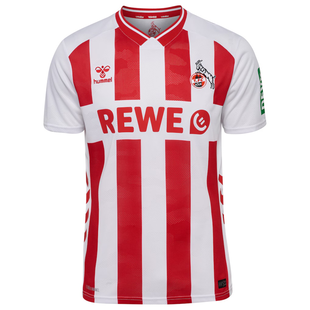 Mens FC Köln Home Jersey 2025-26 Football Shirt