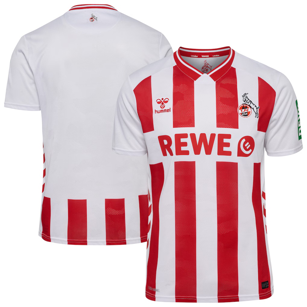 Mens FC Köln Home Jersey 2025-26 Football Shirt