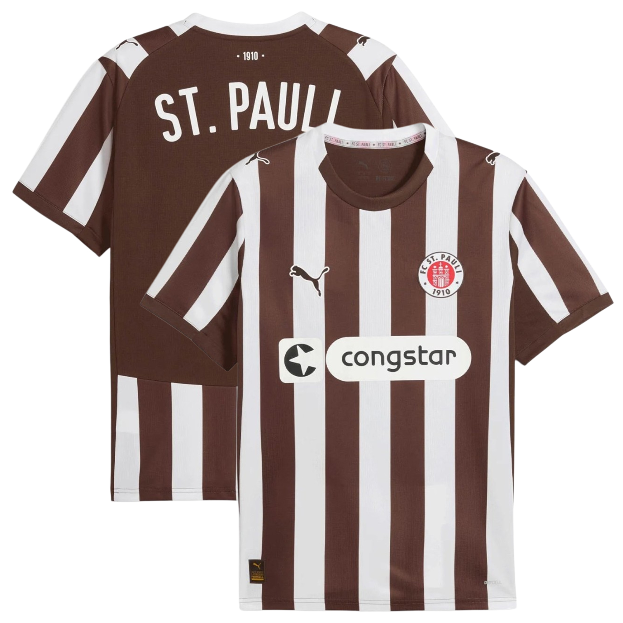 Mens FC St. Pauli Home Jersey 2025-26 Football Shirt
