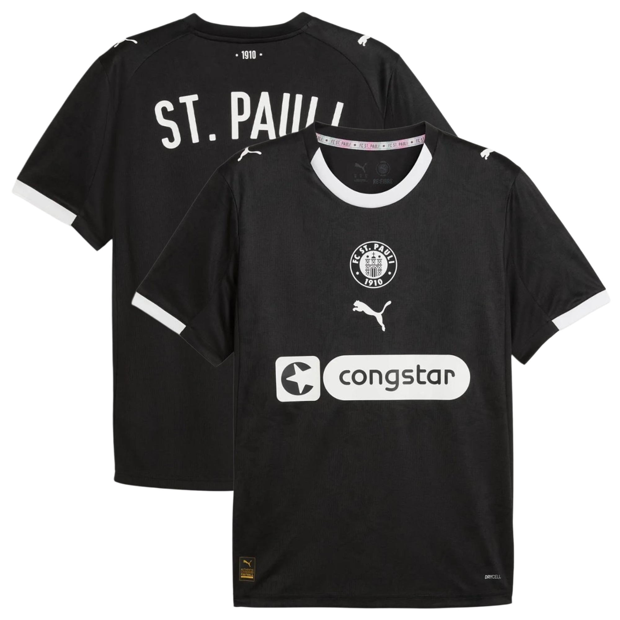 Mens FC St. Pauli Third Jersey 2025-26 Football Shirt