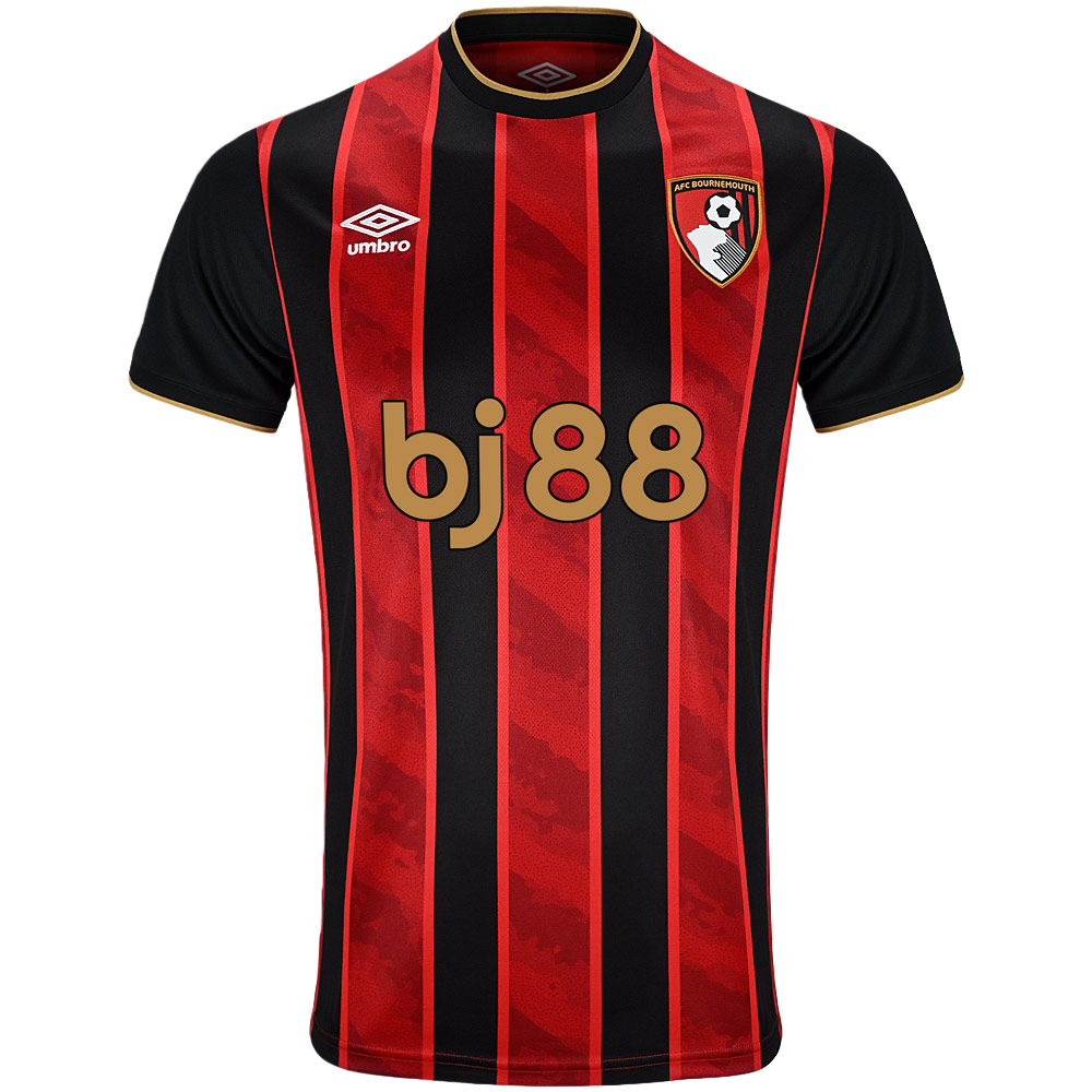 Mens Bournemouth Home Shirt 2025-26 Football Shirt