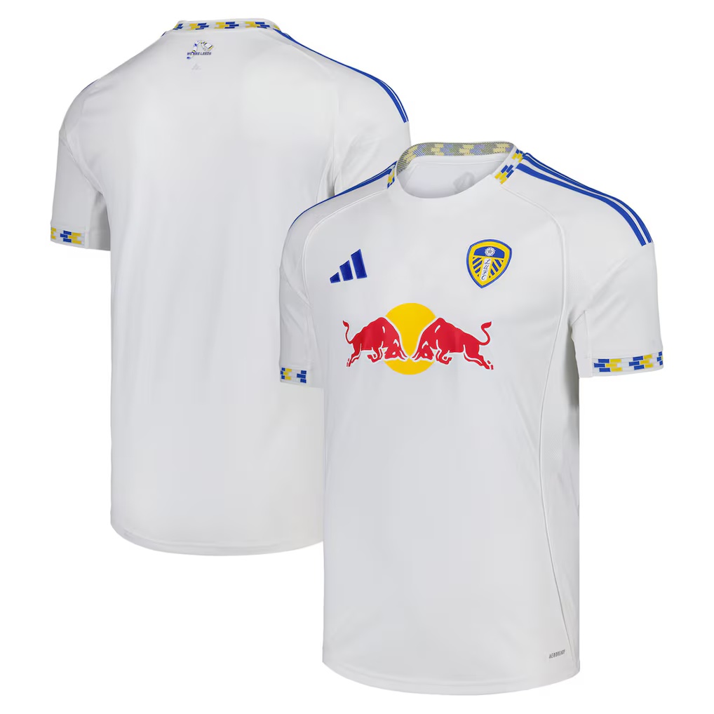 Mens Leeds United Home Shirt 2025-26 Football Shirt