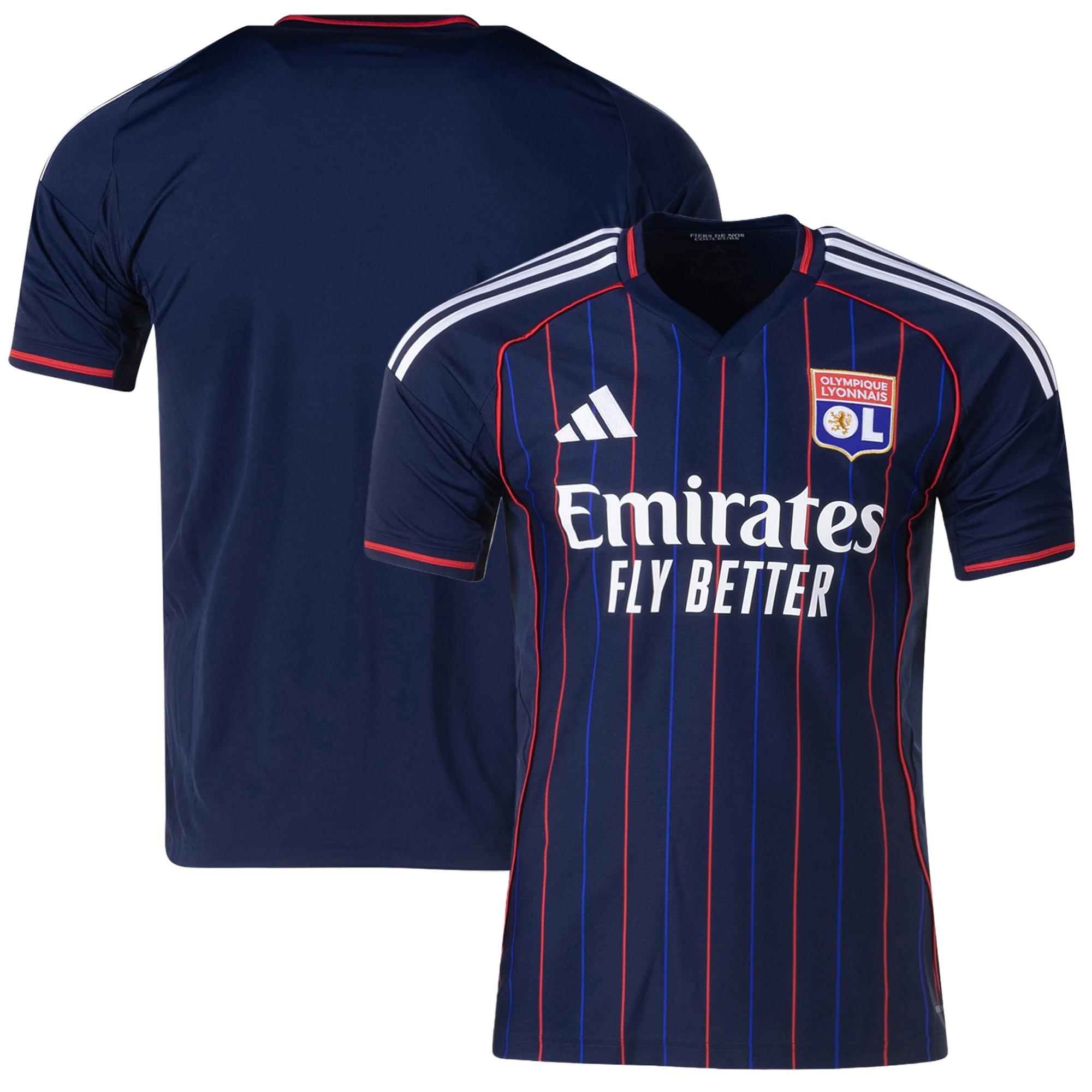 Mens Lyon 2025-26 Away Jersey Football Shirt