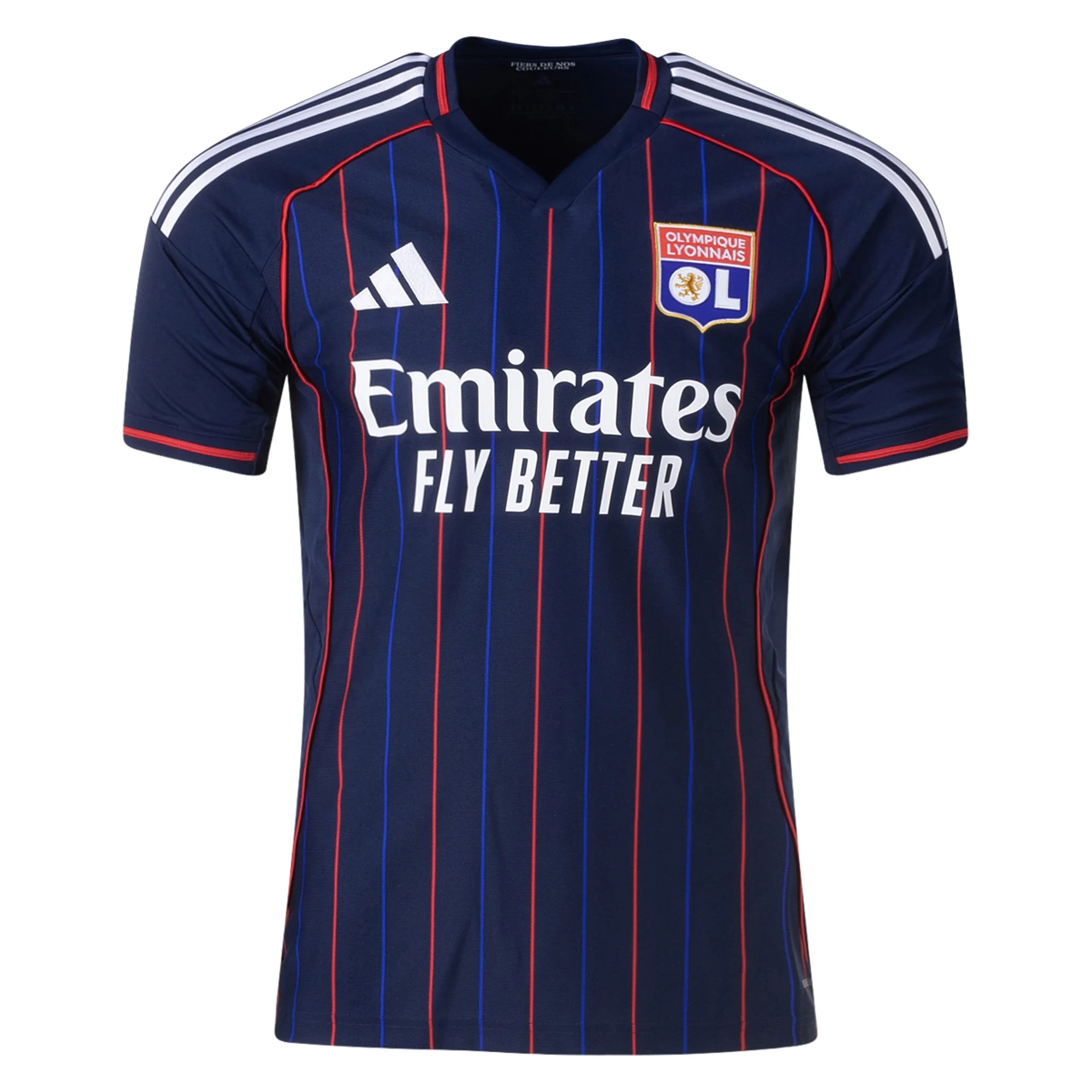 Mens Lyon 2025-26 Away Jersey Football Shirt