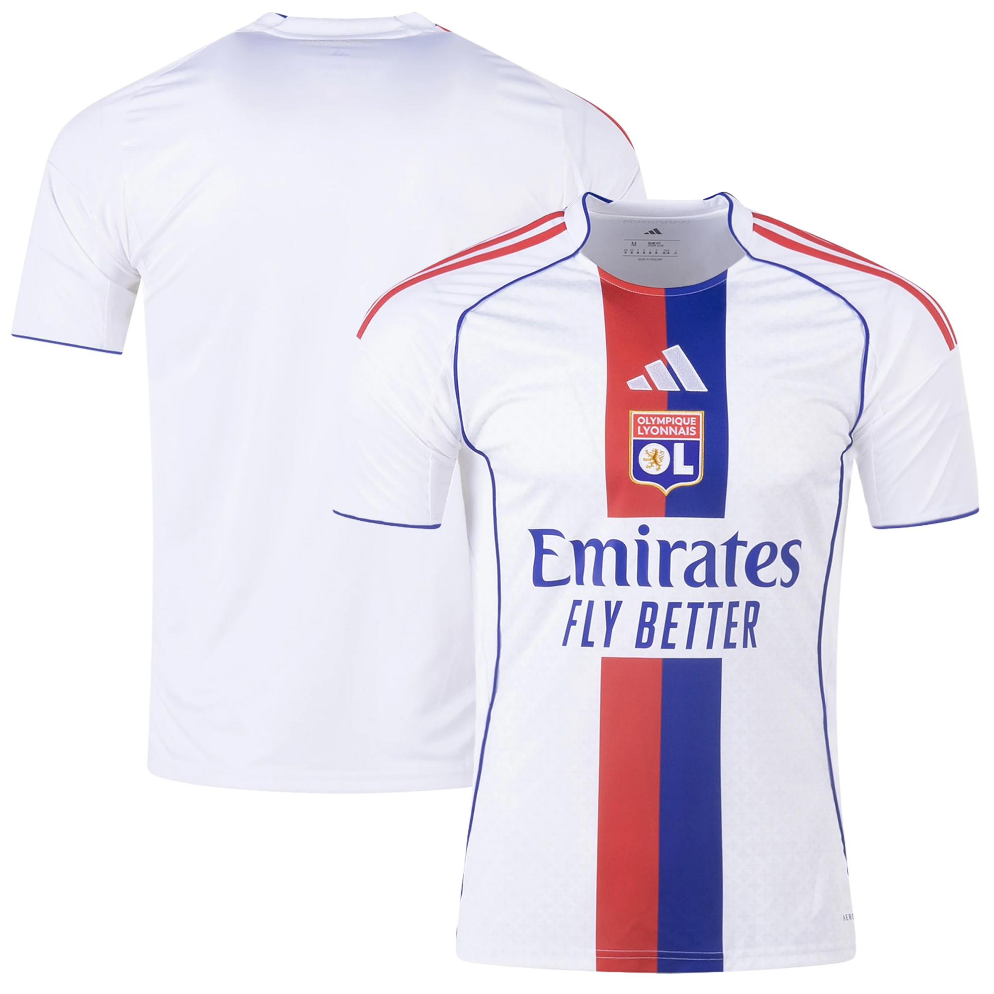 Mens Lyon 2025-26 Home Jersey Football Shirt