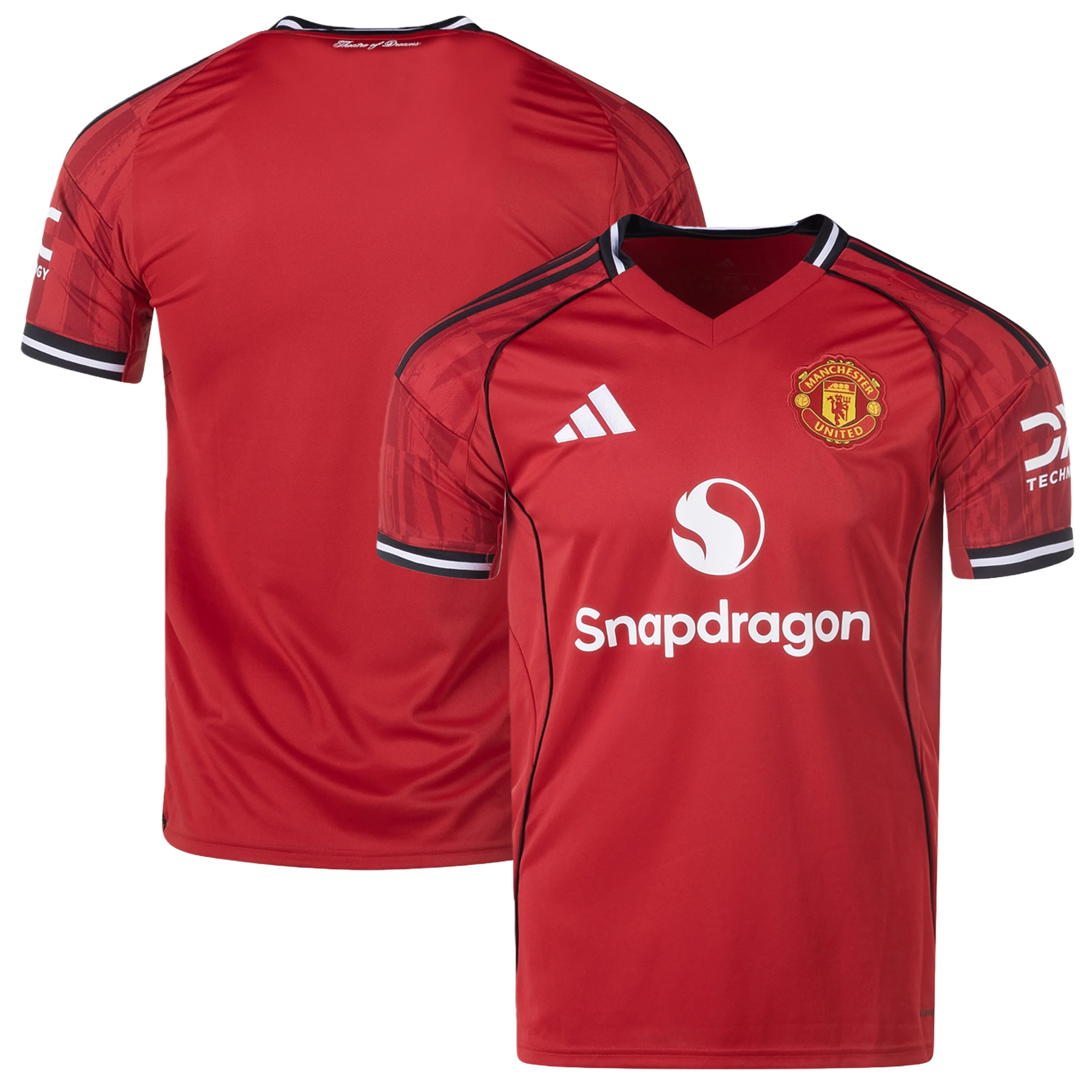 Mens Manchester United 2025-26 Home Jersey Football Shirt