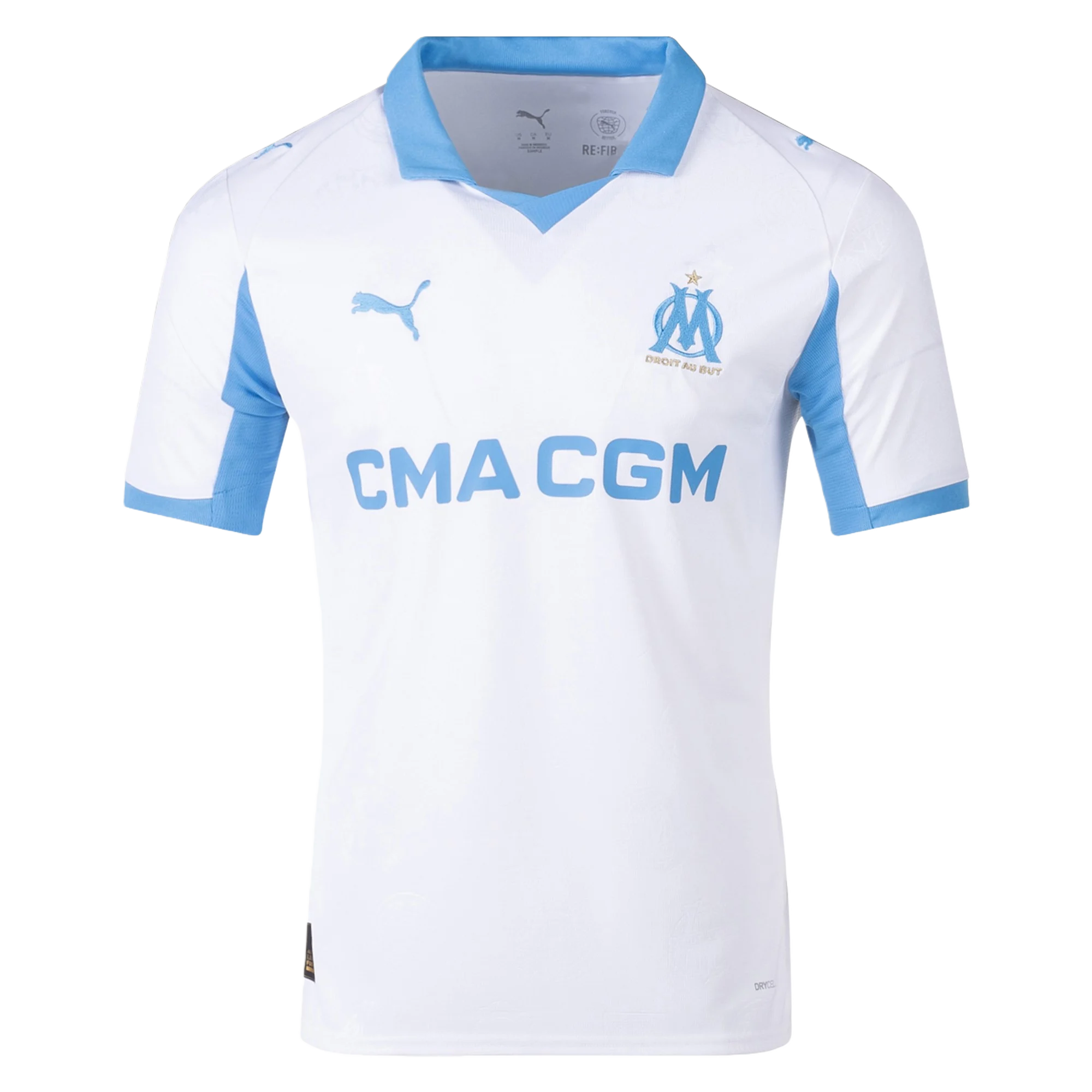 Mens Marseille 2025-26 Home Jersey Football Shirt