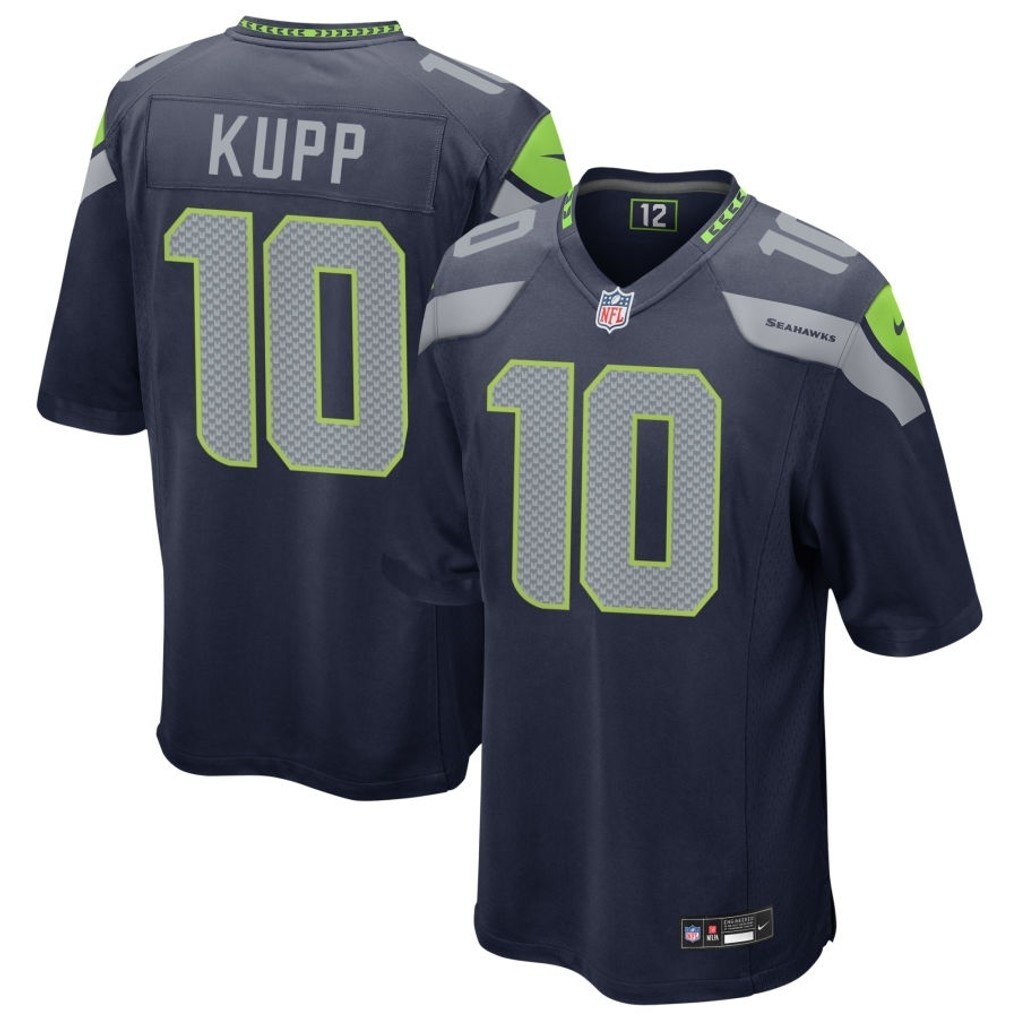 Men's Seattle Seahawks Jerseys #10 Cooper Kupp Football Jerseys