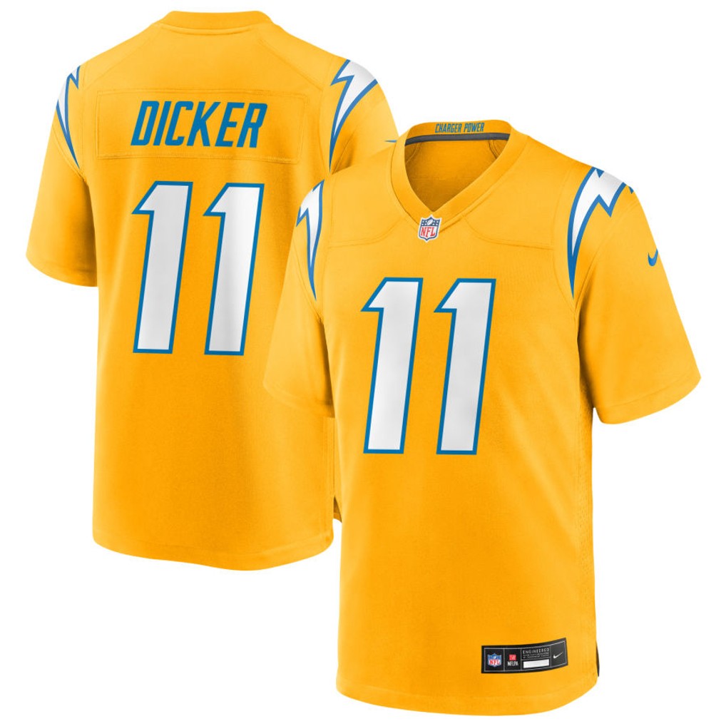 Men's Los Angeles Chargers Jerseys #11 Cameron Dicker Football Jerseys