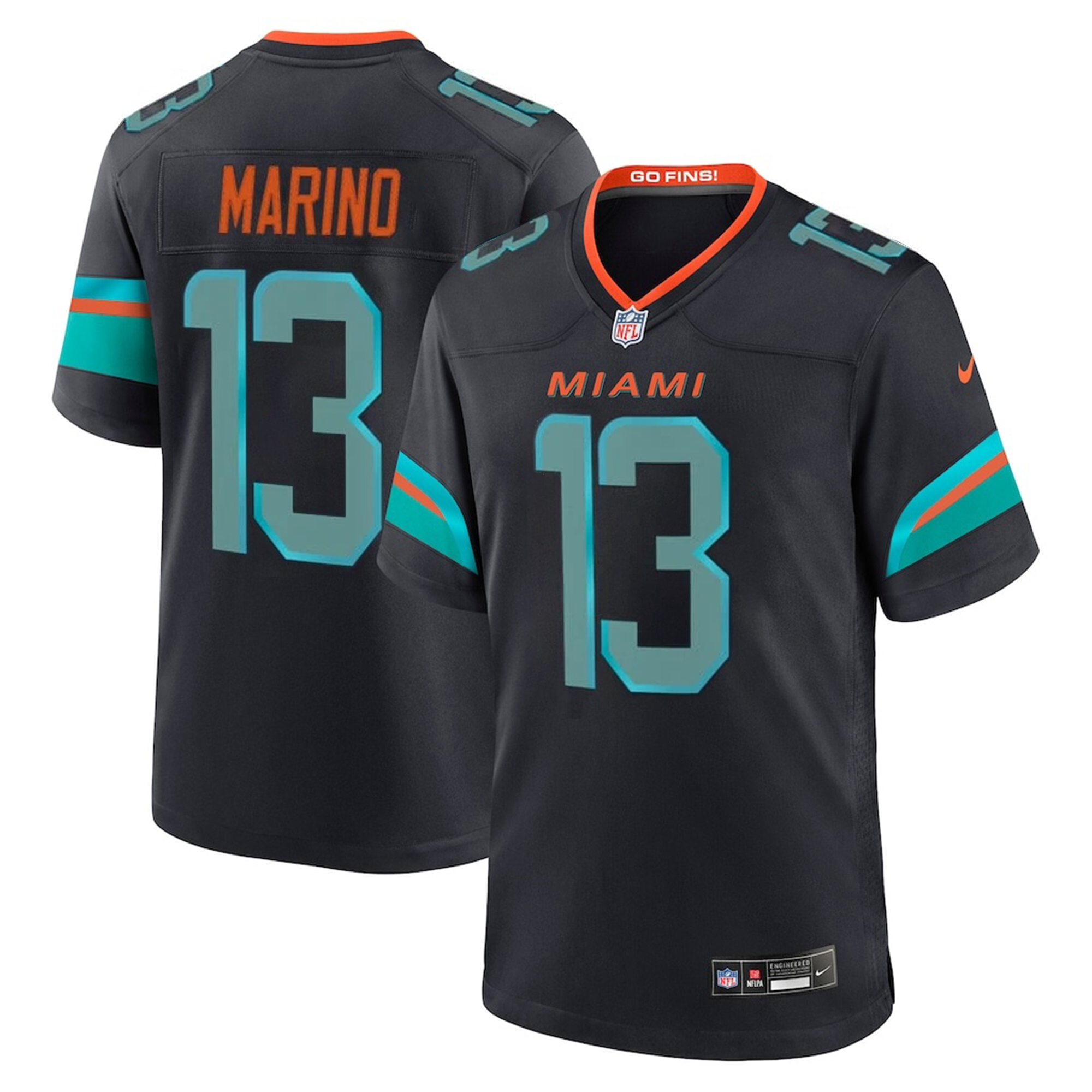 Men's Miami Dolphins Jerseys #13 Dan Marino Football Jerseys