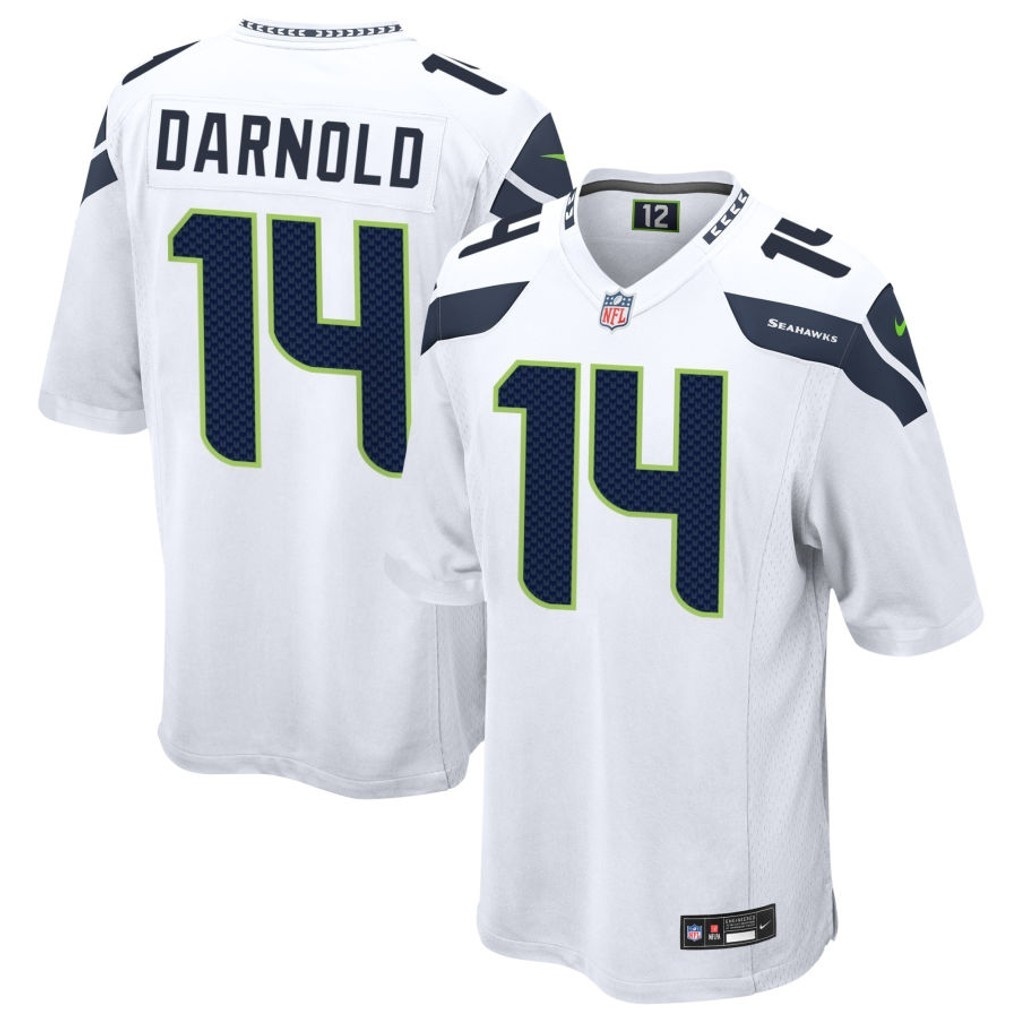 Men's Seattle Seahawks Jerseys #14 Sam Darnold Football Jerseys