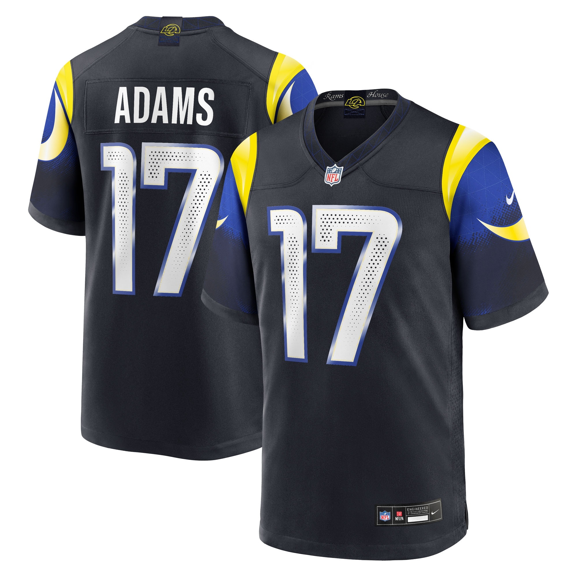 Men's Los Angeles Rams Jerseys #17 Davante Adams Football Jerseys