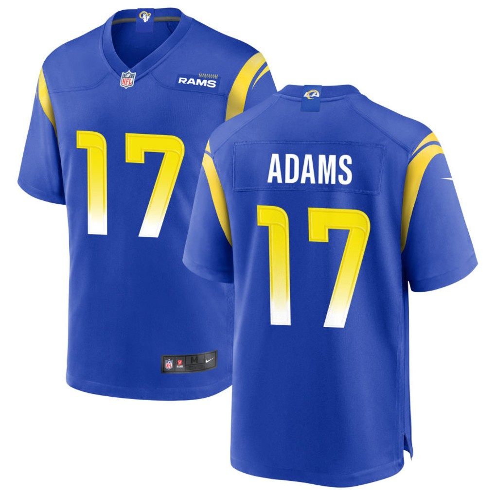 Men's Los Angeles Rams Jerseys #17 Davante Adams Football Jerseys