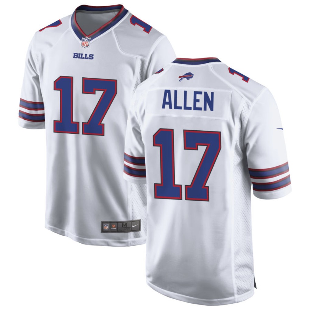 Men's Buffalo Bills Jerseys #17 Josh Allen Football Jerseys