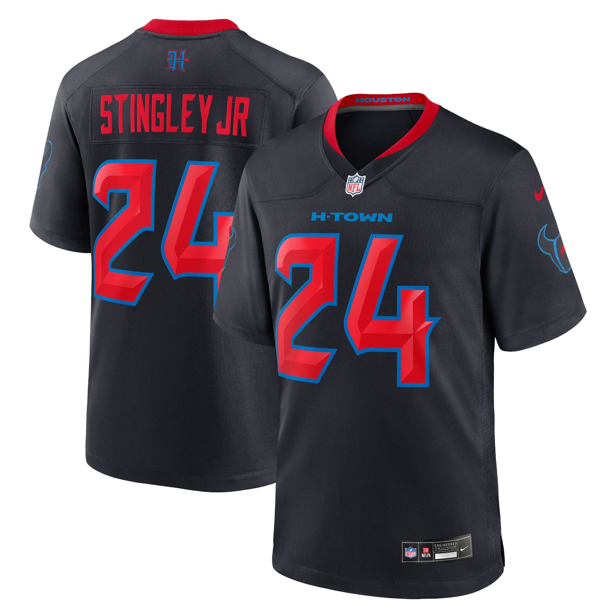 Men's Houston Texans Jerseys #24 Derek Stingley Jr. Football Jerseys