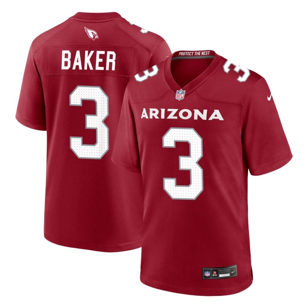 Men's Arizona Cardinals Jerseys #3 Budda Baker Football Jerseys