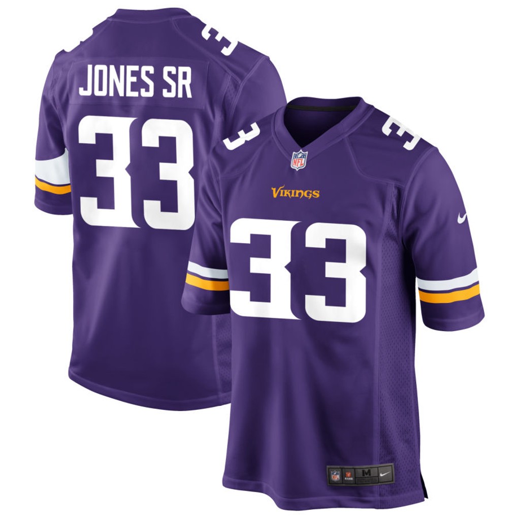 Men's Minnesota Vikings Jerseys #33 Aaron Jones Football Jerseys