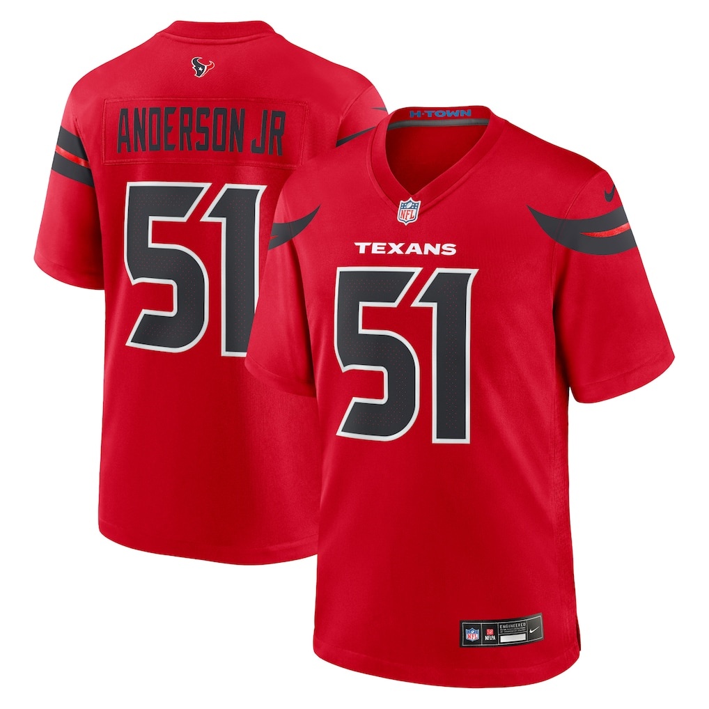 Men's Houston Texans Jerseys #51 Will Anderson Jr. Football Jerseys