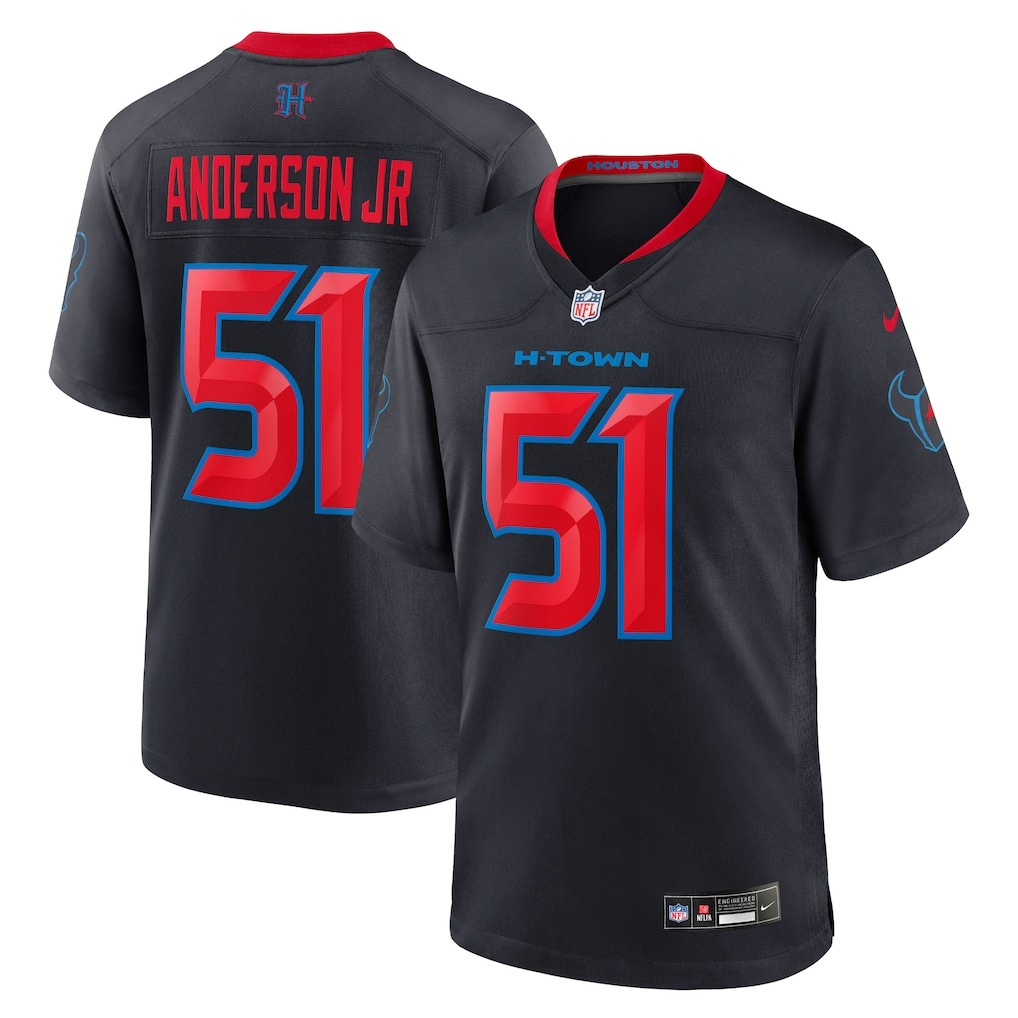 Men's Houston Texans Jerseys #51 Will Anderson Jr. Football Jerseys