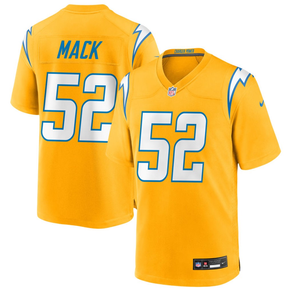 Men's Los Angeles Chargers Jerseys #52 Khalil Mack Football Jerseys