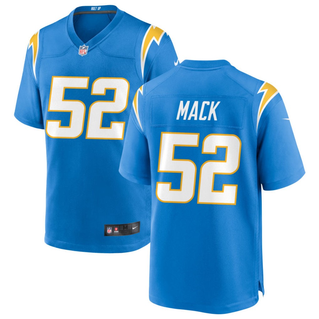 Men's Los Angeles Chargers Jerseys #52 Khalil Mack Football Jerseys