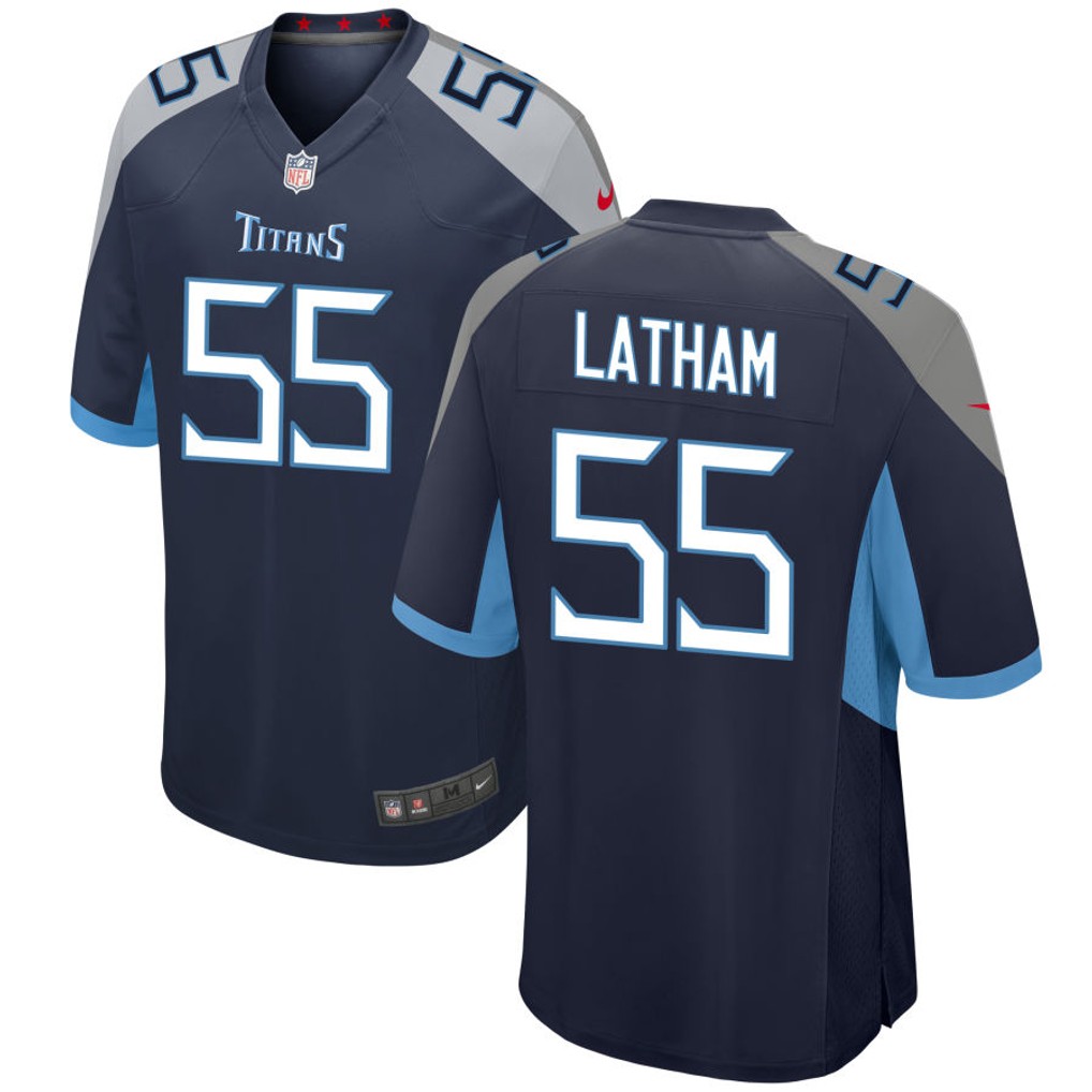 Men's Tennessee Titans Jerseys #55 JC Latham Football Jerseys