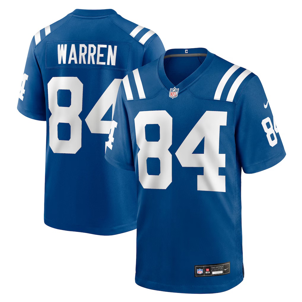 Men's Indianapolis Colts Jerseys #84 Tyler Warren Football Jerseys
