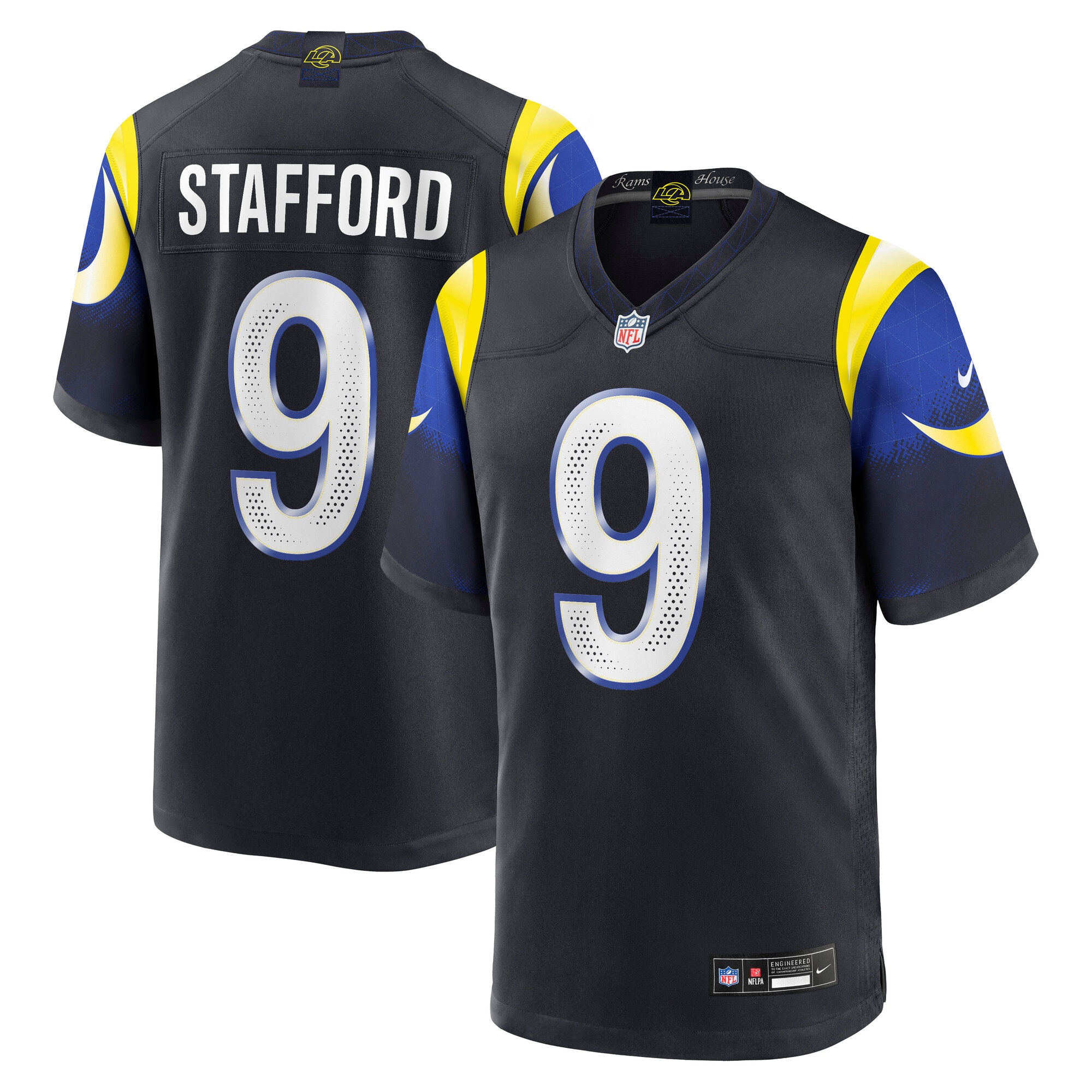 Men's Los Angeles Rams Jerseys #9 Matthew Stafford Football Jerseys