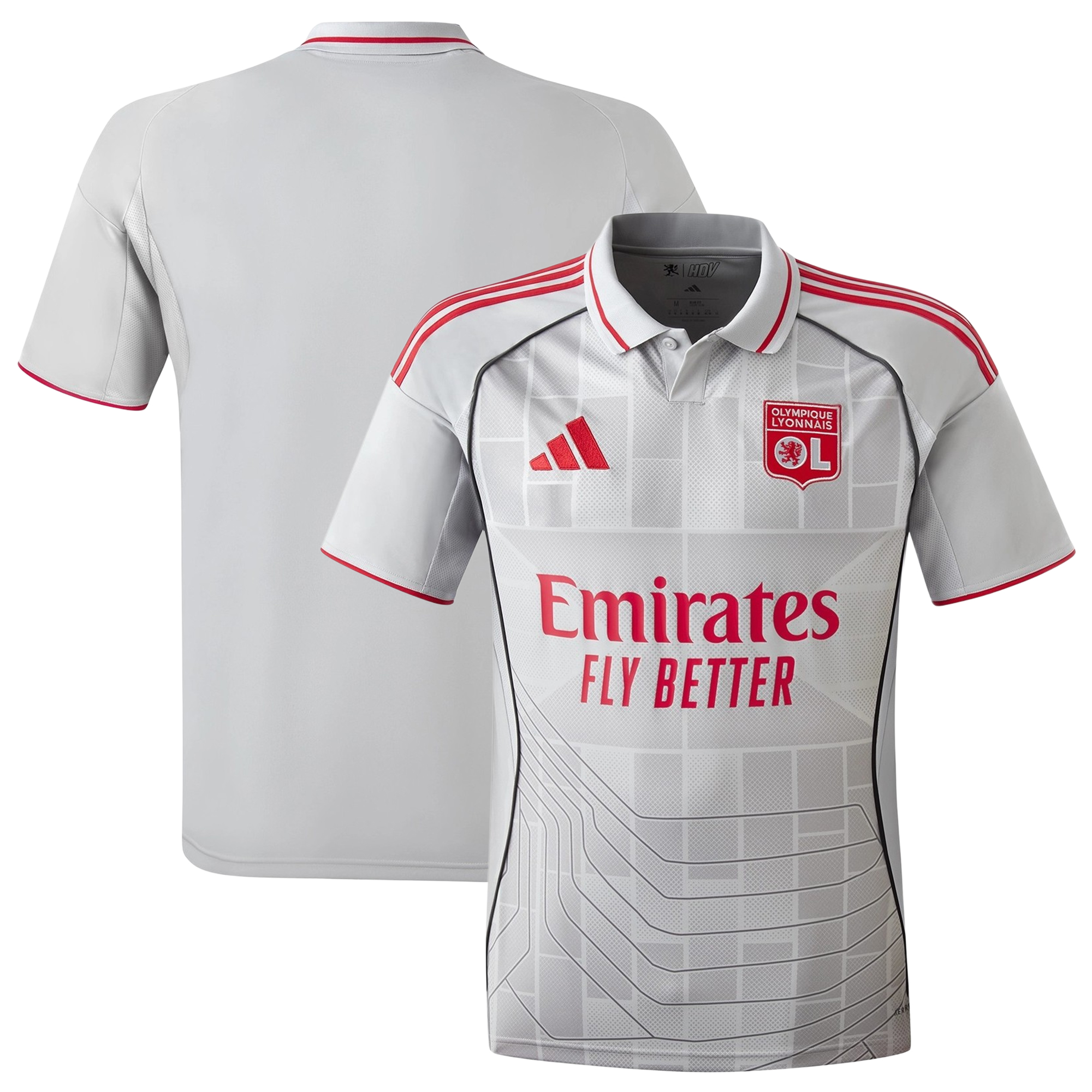 Mens Olympique Lyonnais Third Jersey 2025-26 Football Shirt