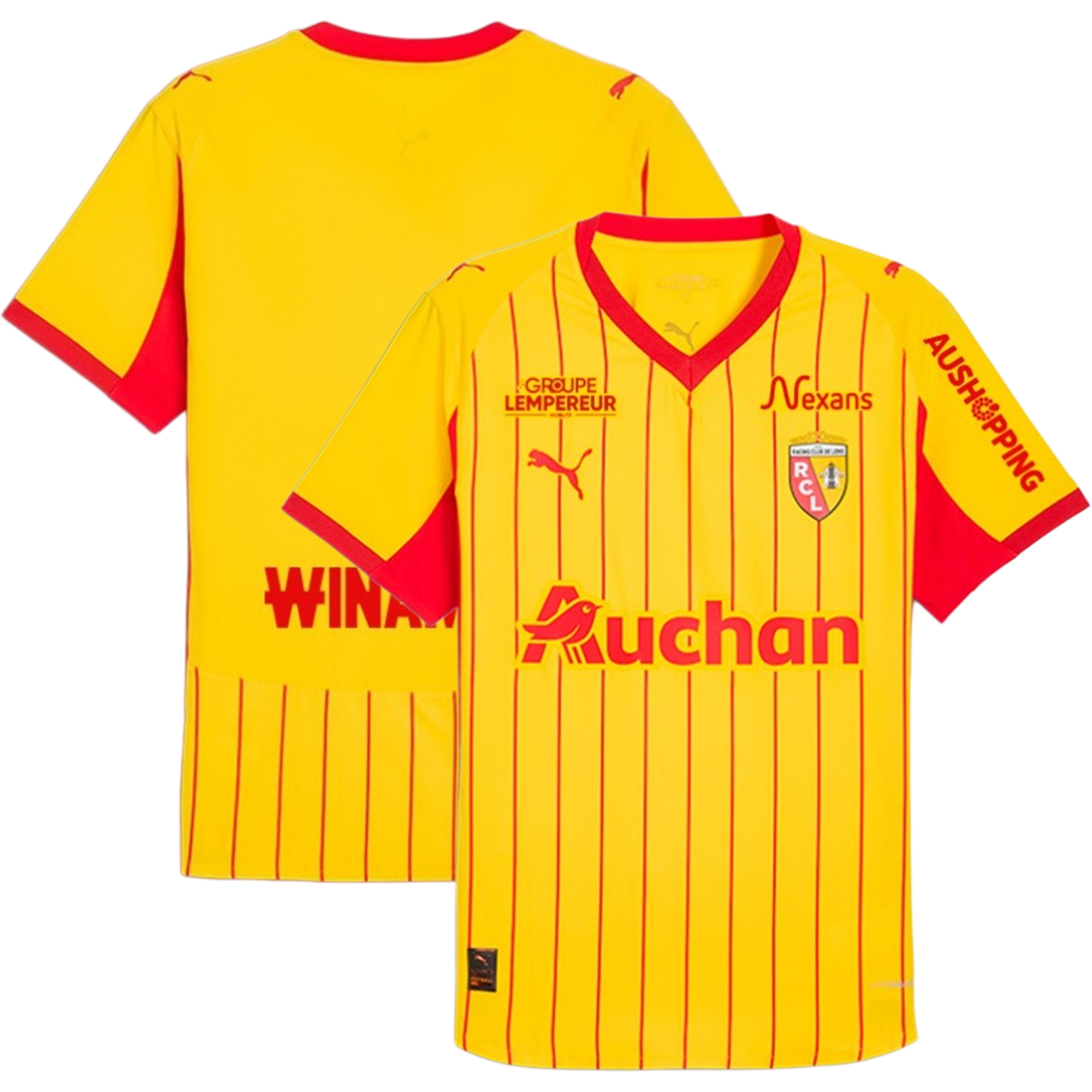 Mens RC Lens Home Jersey 2025-26 Football Shirt