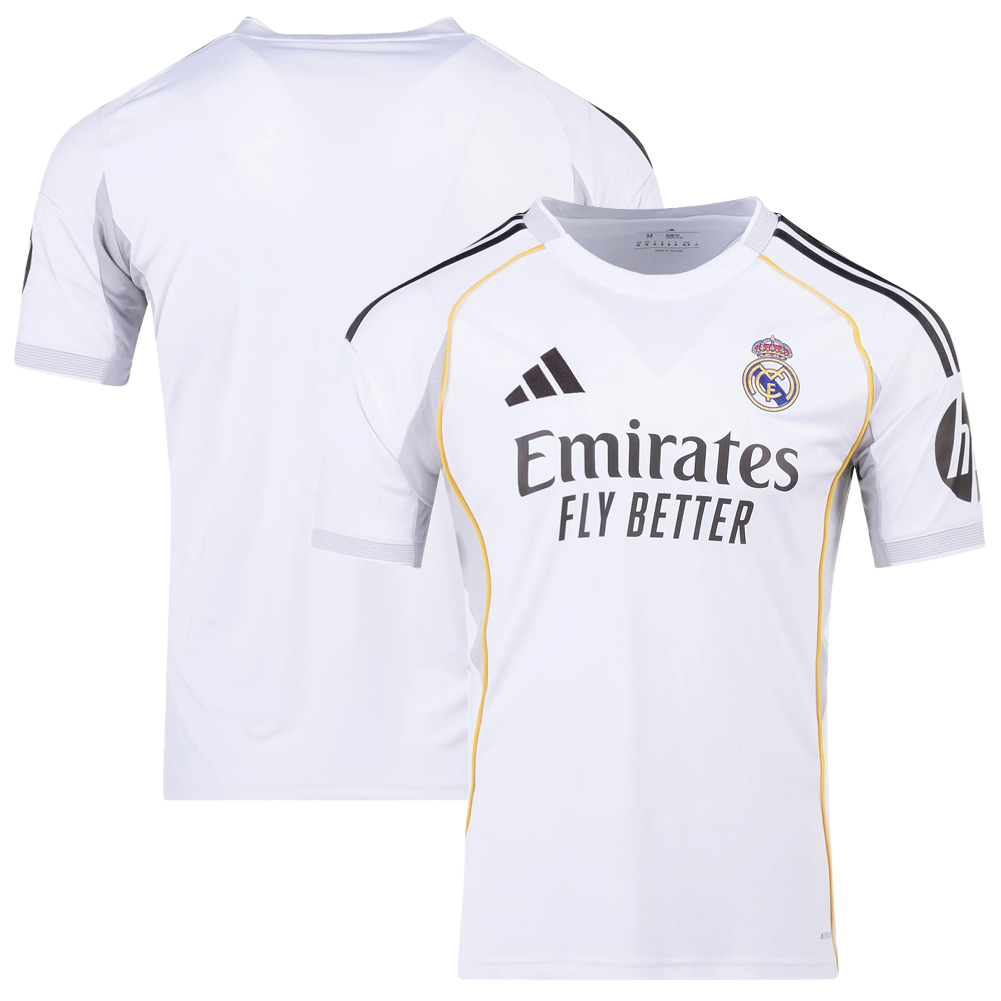 Mens Real Madrid 2025-26 Home Jersey Football Shirt